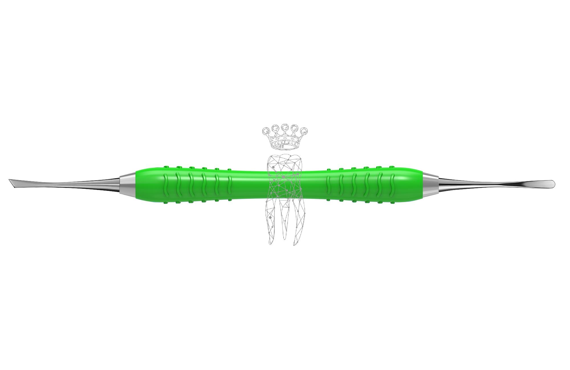 Raspatorium MINI-GLICKMAN Colori-Silicon Klinge 3.0mm / Raspa: 3.0mm