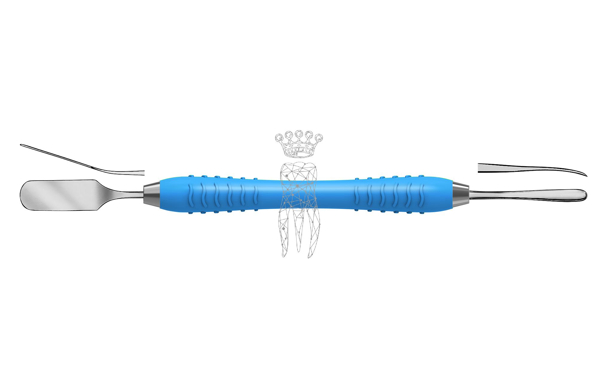 Raspatorium PRICHARD Colori-Silicon Spatel 11x28mm / 5mm