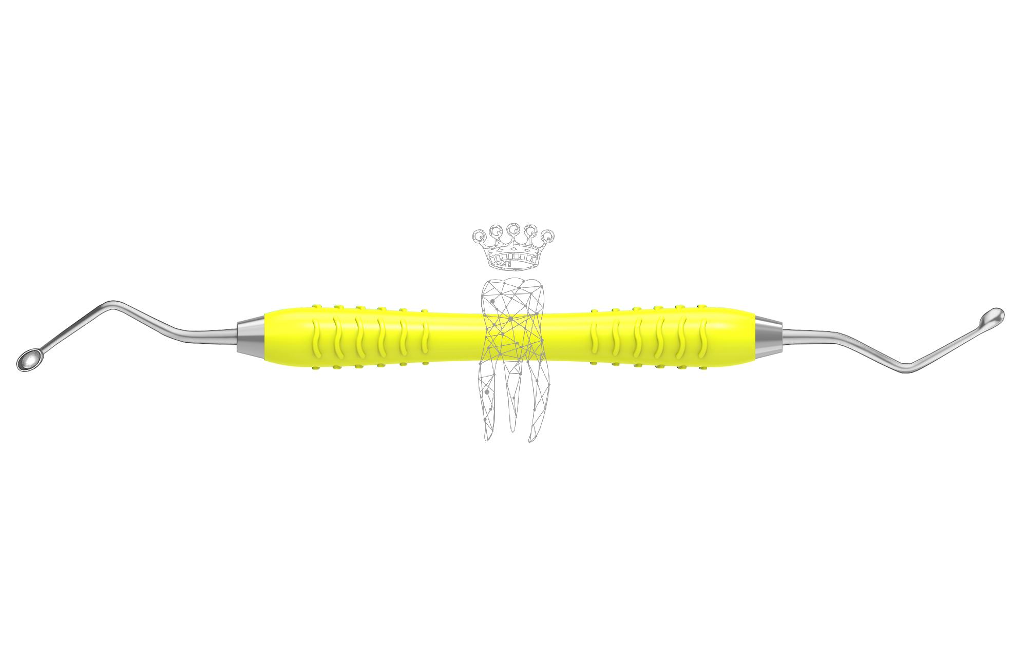 Scharfer Löffel Hemingway oval 3.5/5.5mm Colori-Silicon