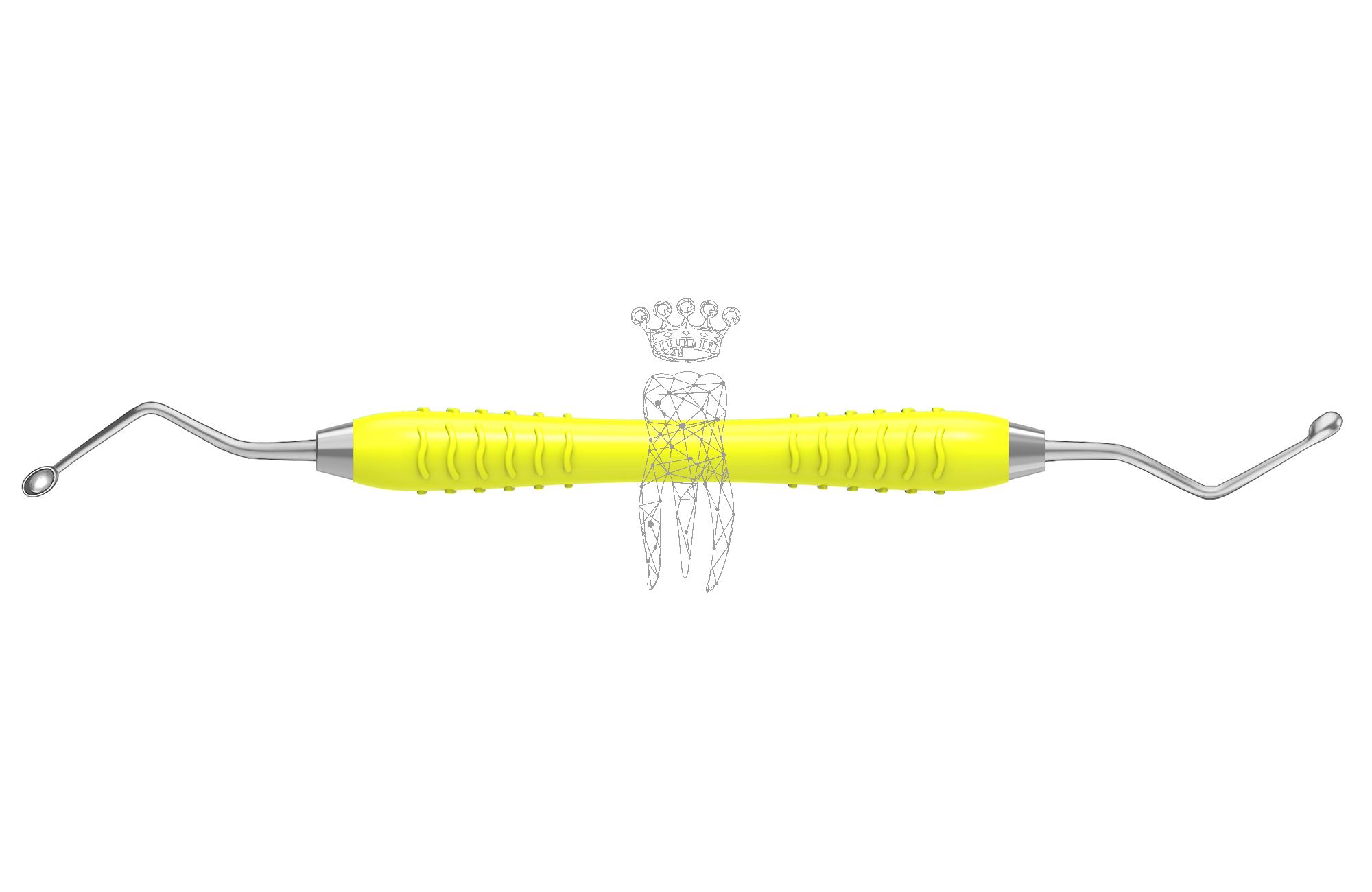 Scharfer Löffel Hemingway oval 3.5/5.5mm Colori-Silicon