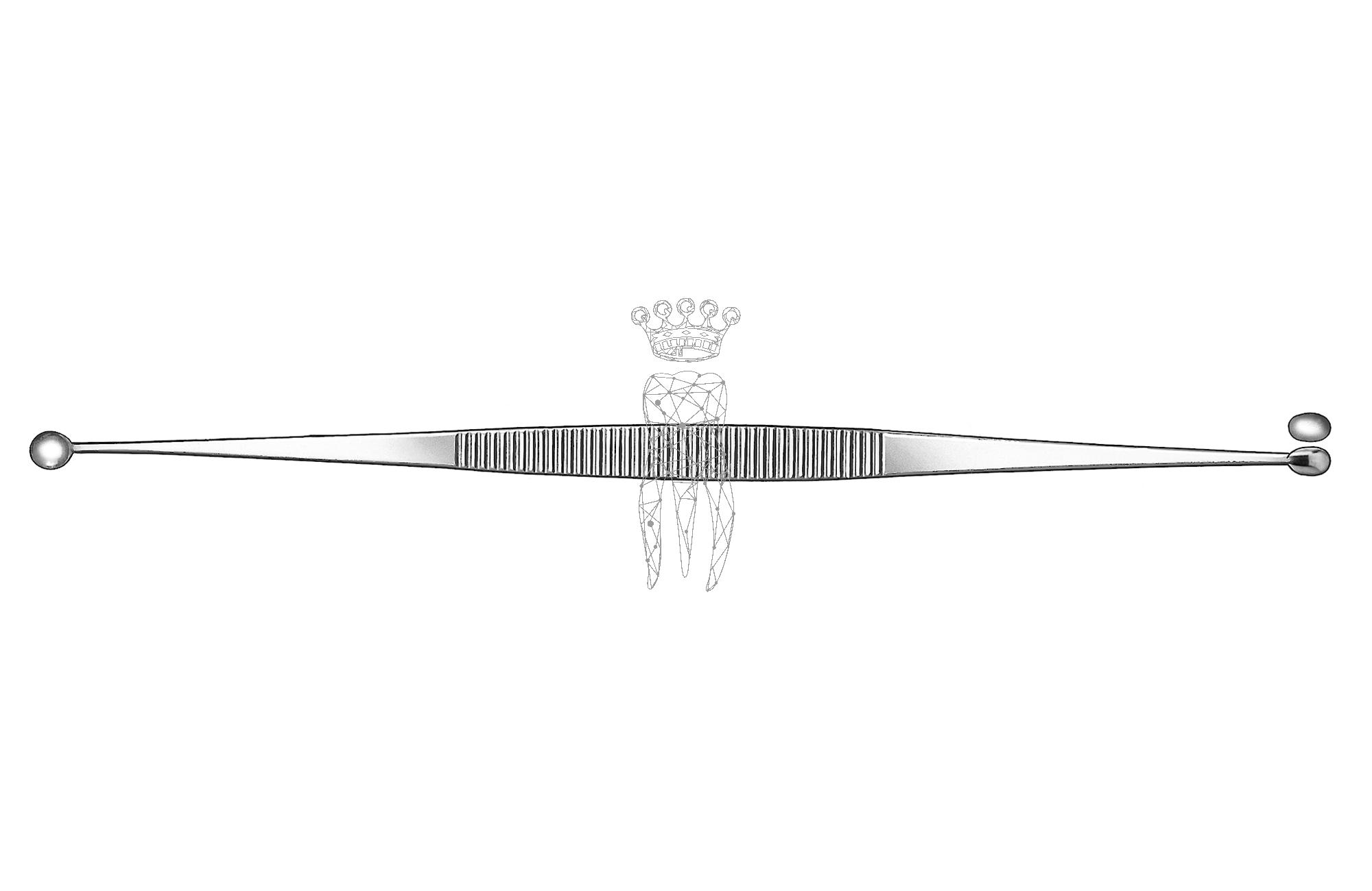 Bone curette Ø 4.0mm - oval: 3.5/5.0mm