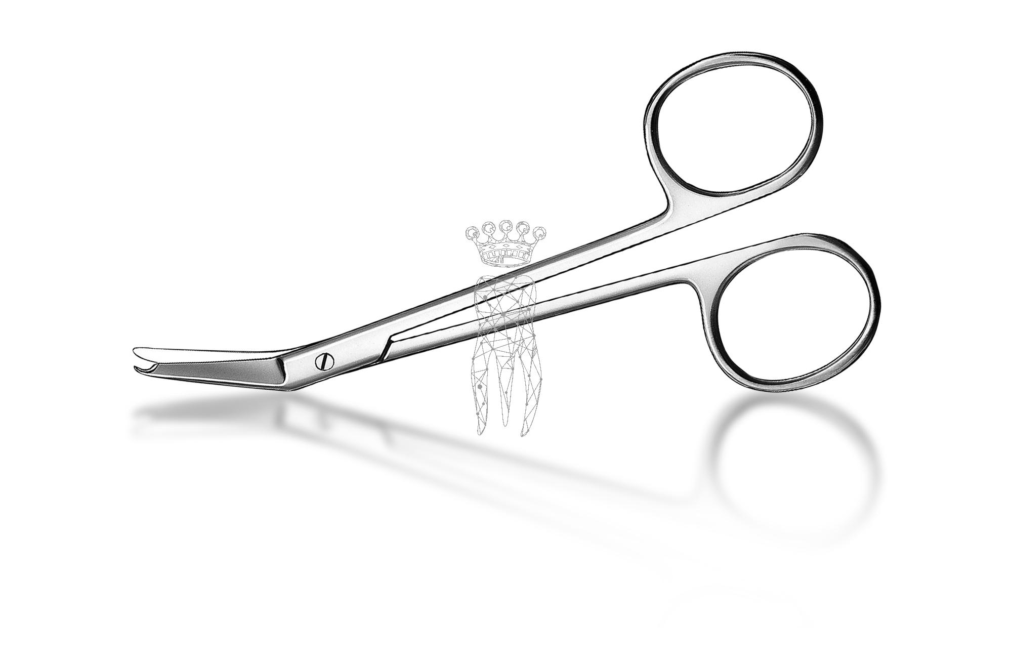 Suture scissors Spencer 11.5cm angled