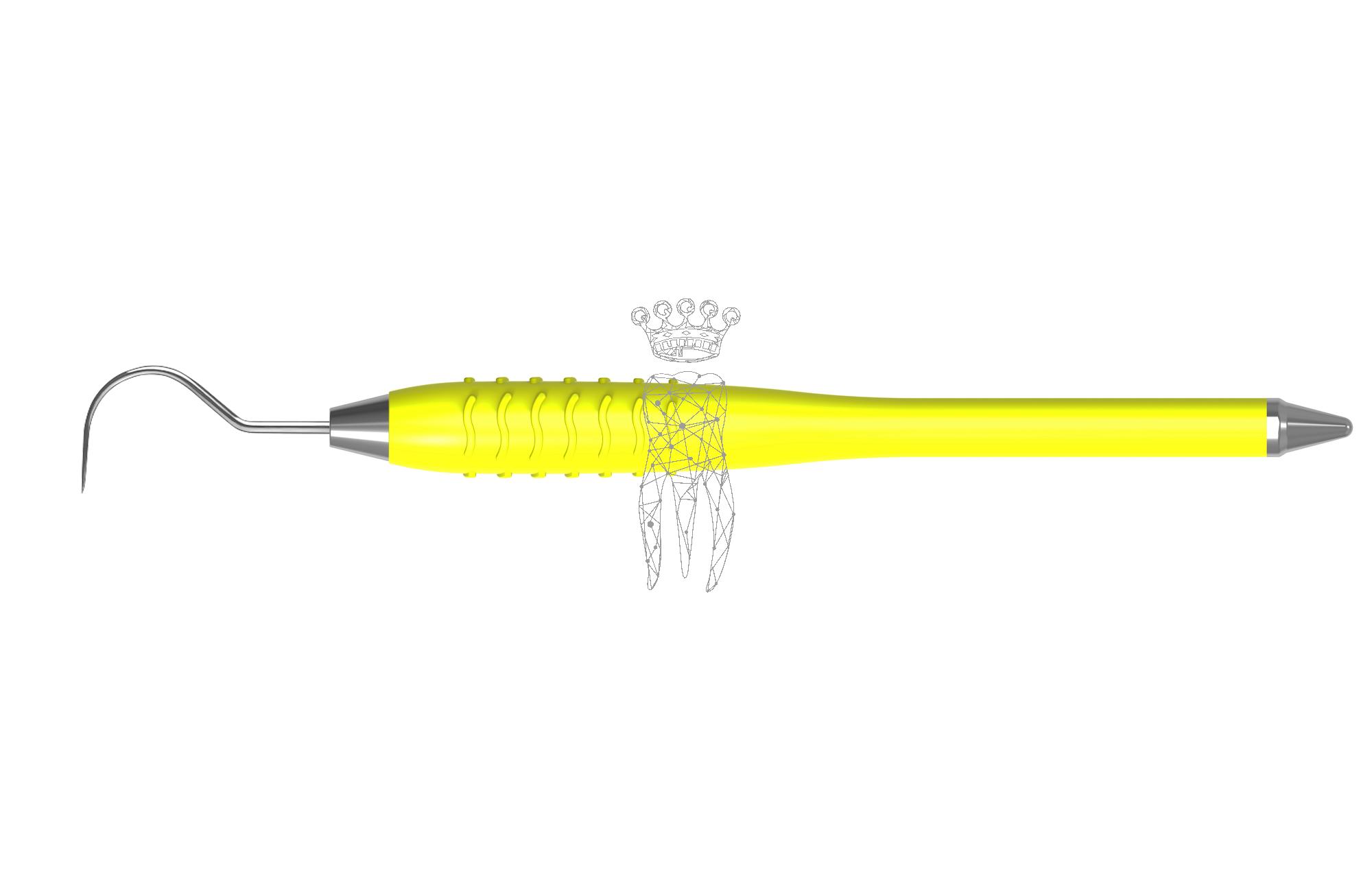 Dental probe cow-horn Fig. 6 Colori-Silicon