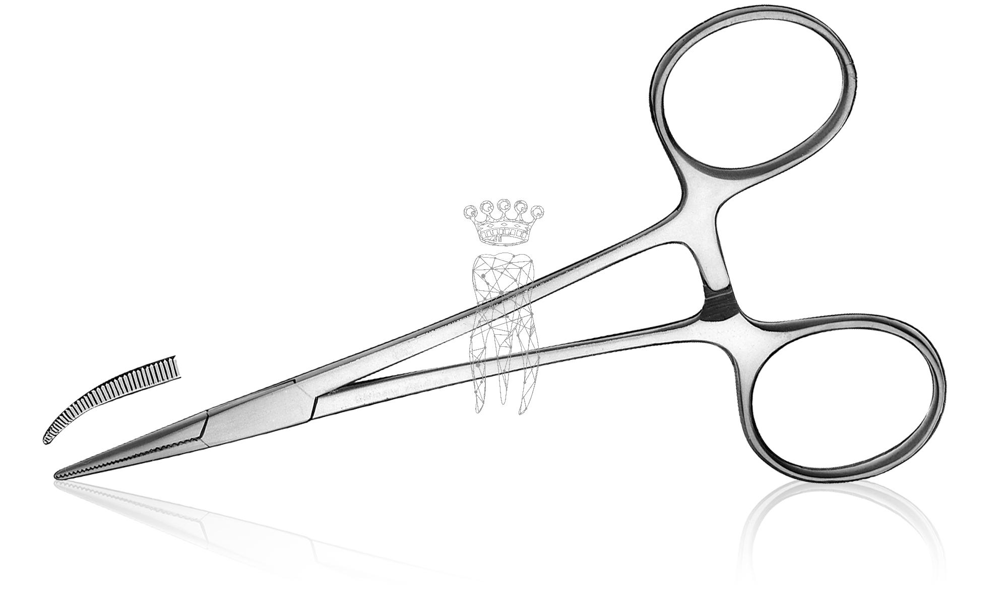 Haemostatic forceps curved 14.5cm