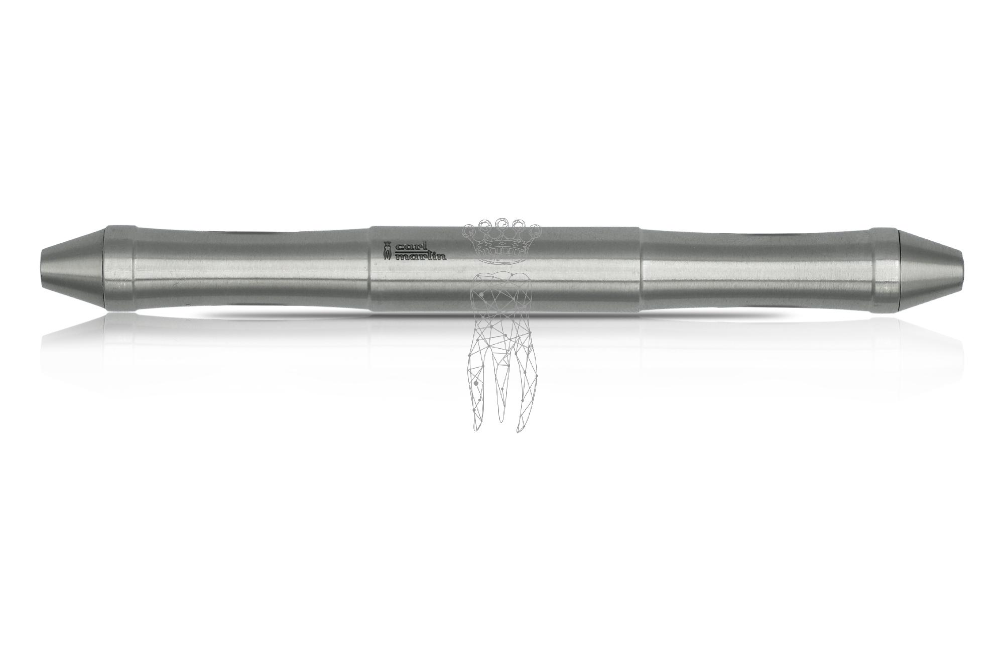 Mundspiegelgriff doppelendig rund hohl rostfrei Gewinde M2.5mm - LiquidSteel