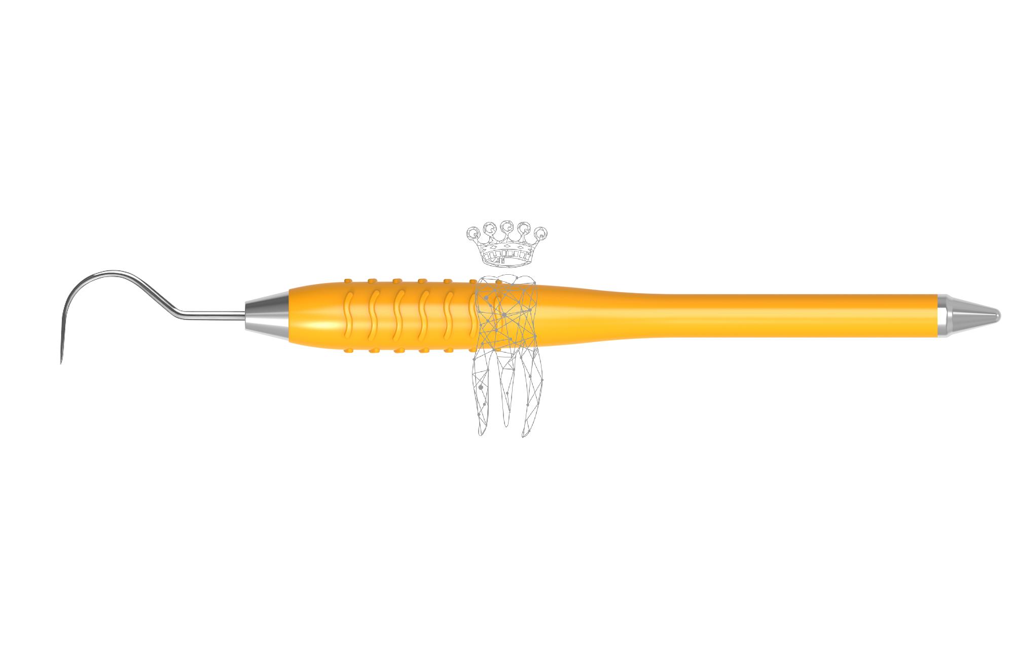 Dental probe cow-horn Fig. 6 Colori-Silicon