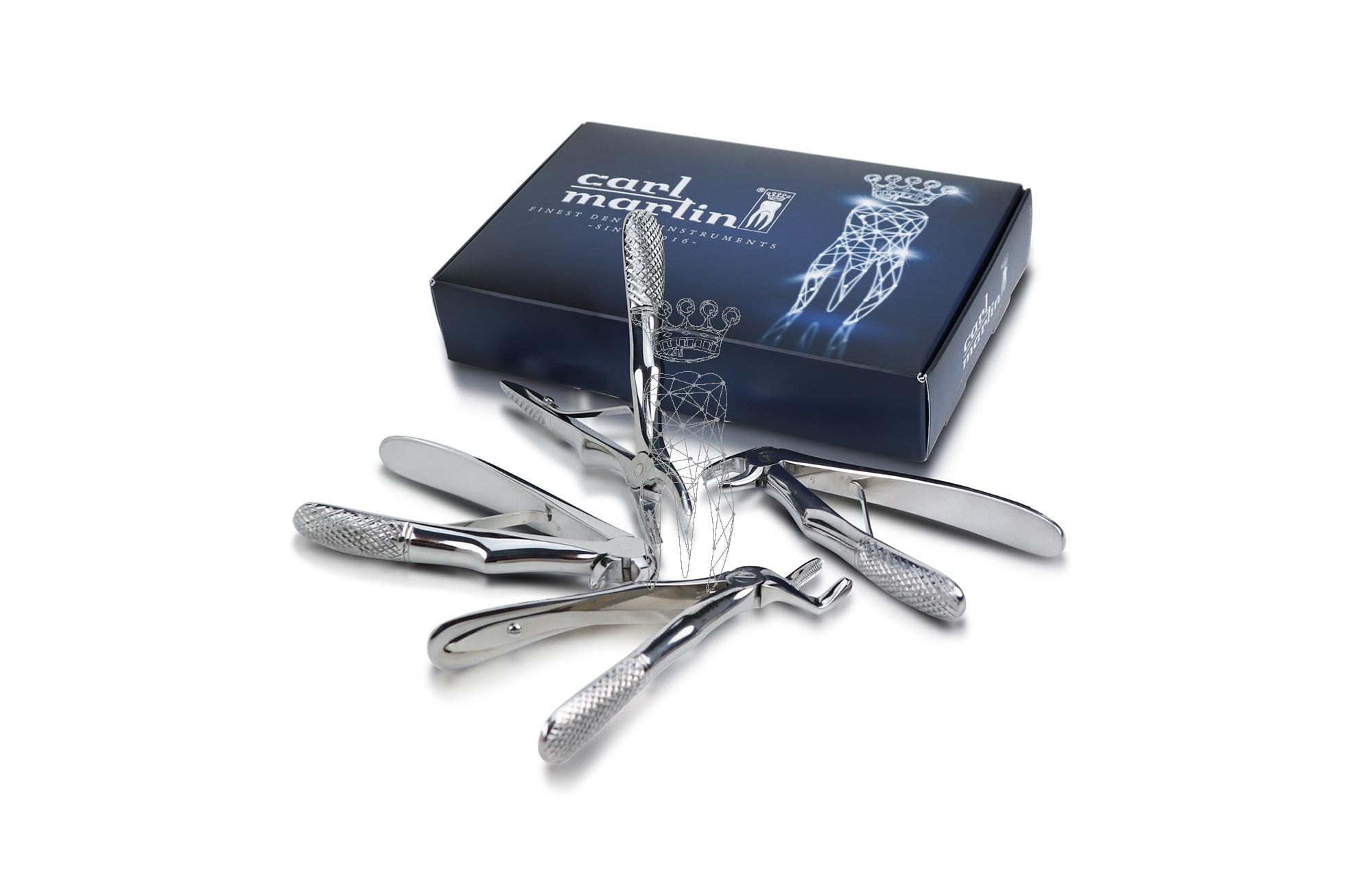 Set of children extracting forceps 280A/1, 280A/3, 280A/5, 280A/6