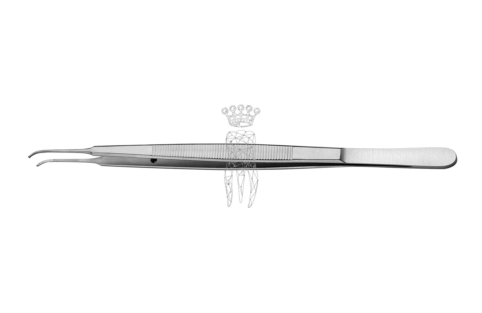 MICRO-Tweezers 0,8 mm curved