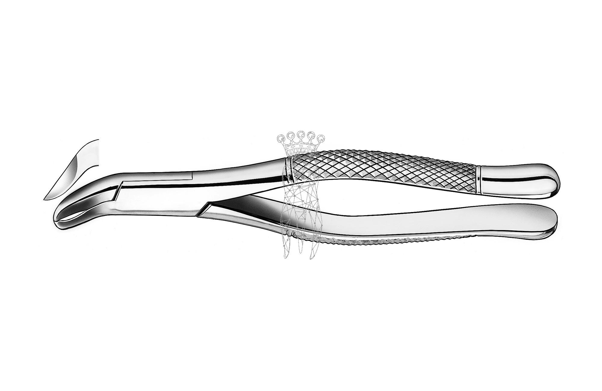 Extracting forceps american pattern Upper-Jaw wisdom teeth left+right