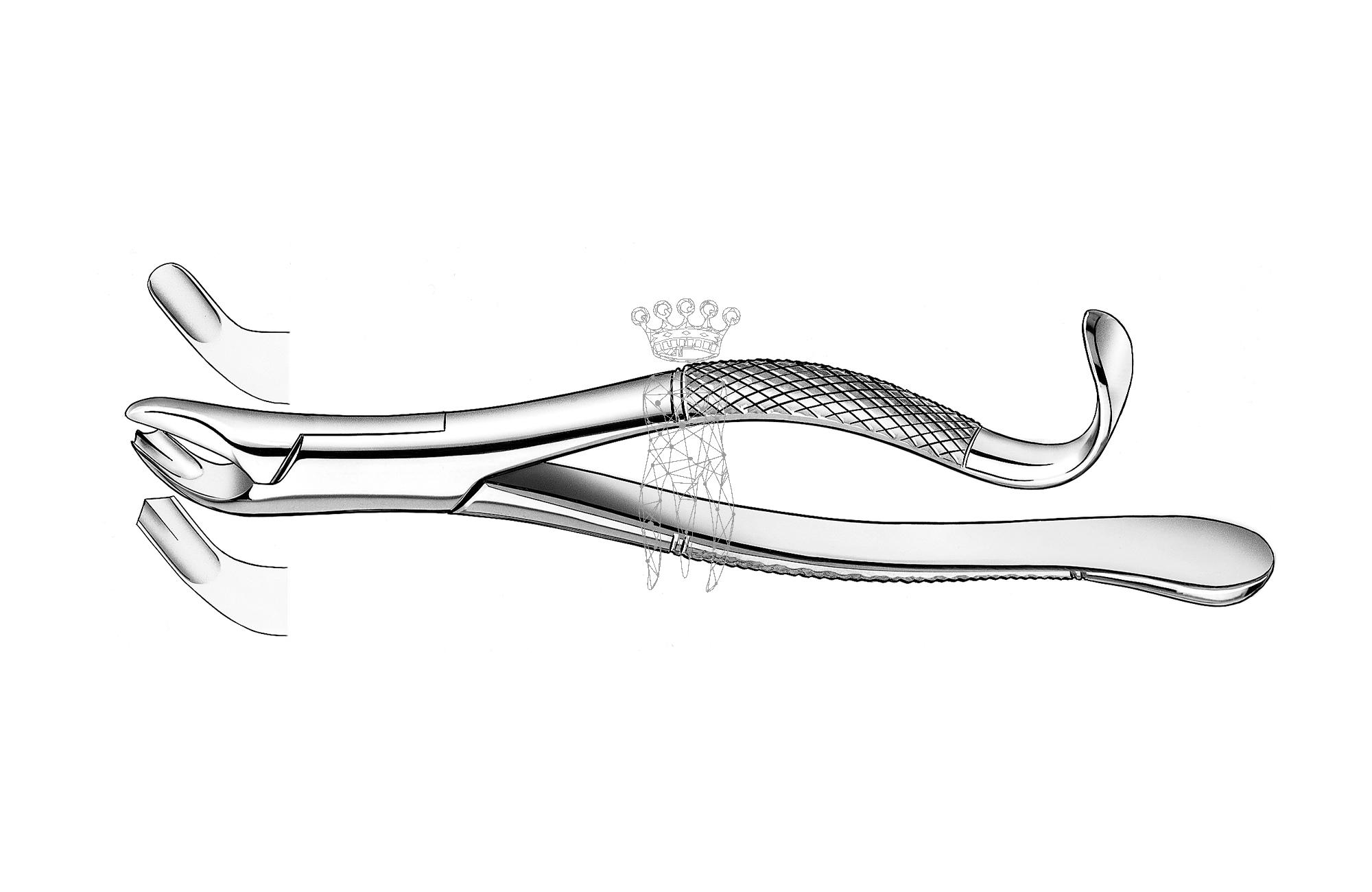 Extracting forceps american pattern Upper-Jaw