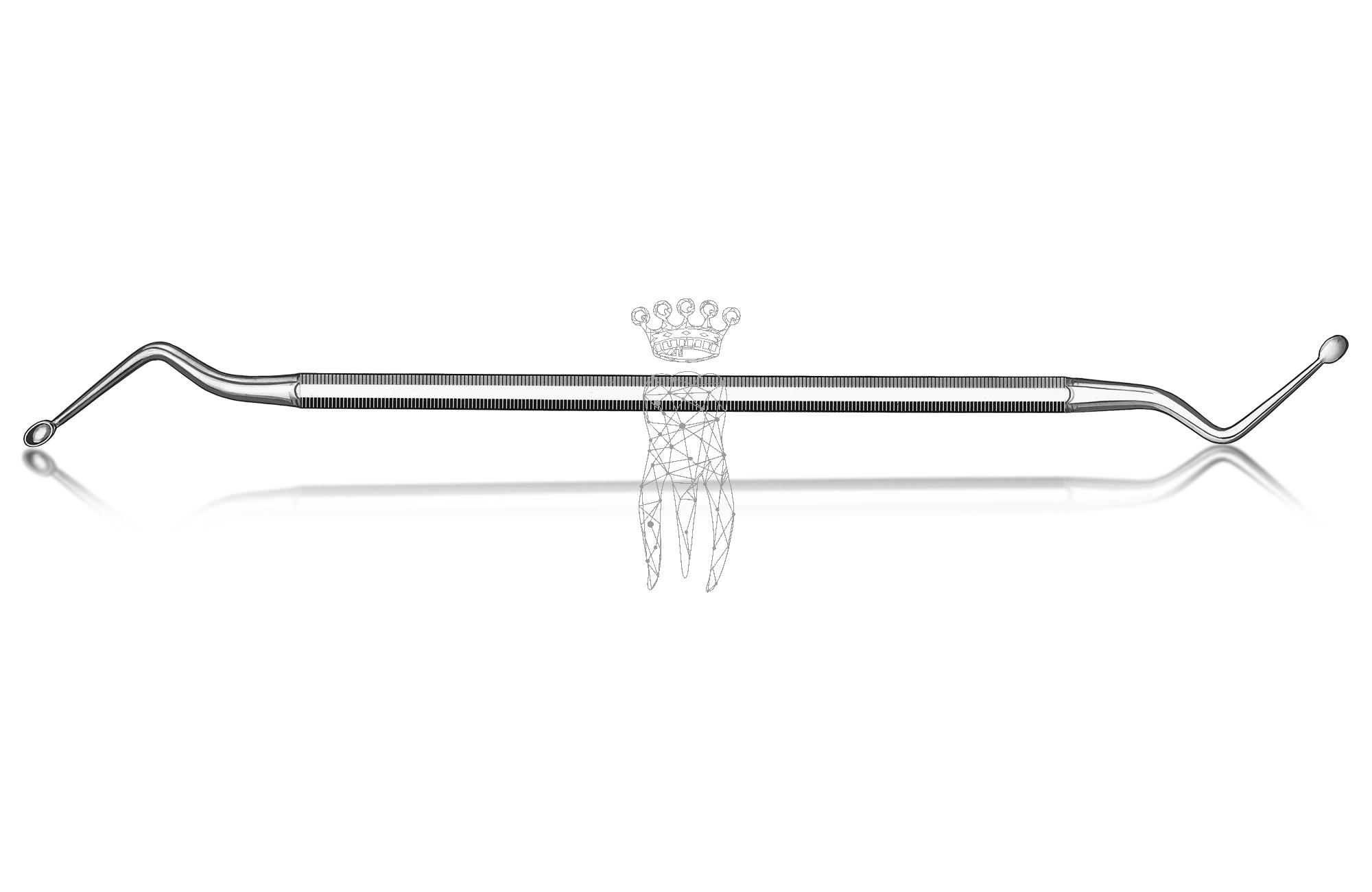 Bone curette Hemingway 2.8mm/4.5mm