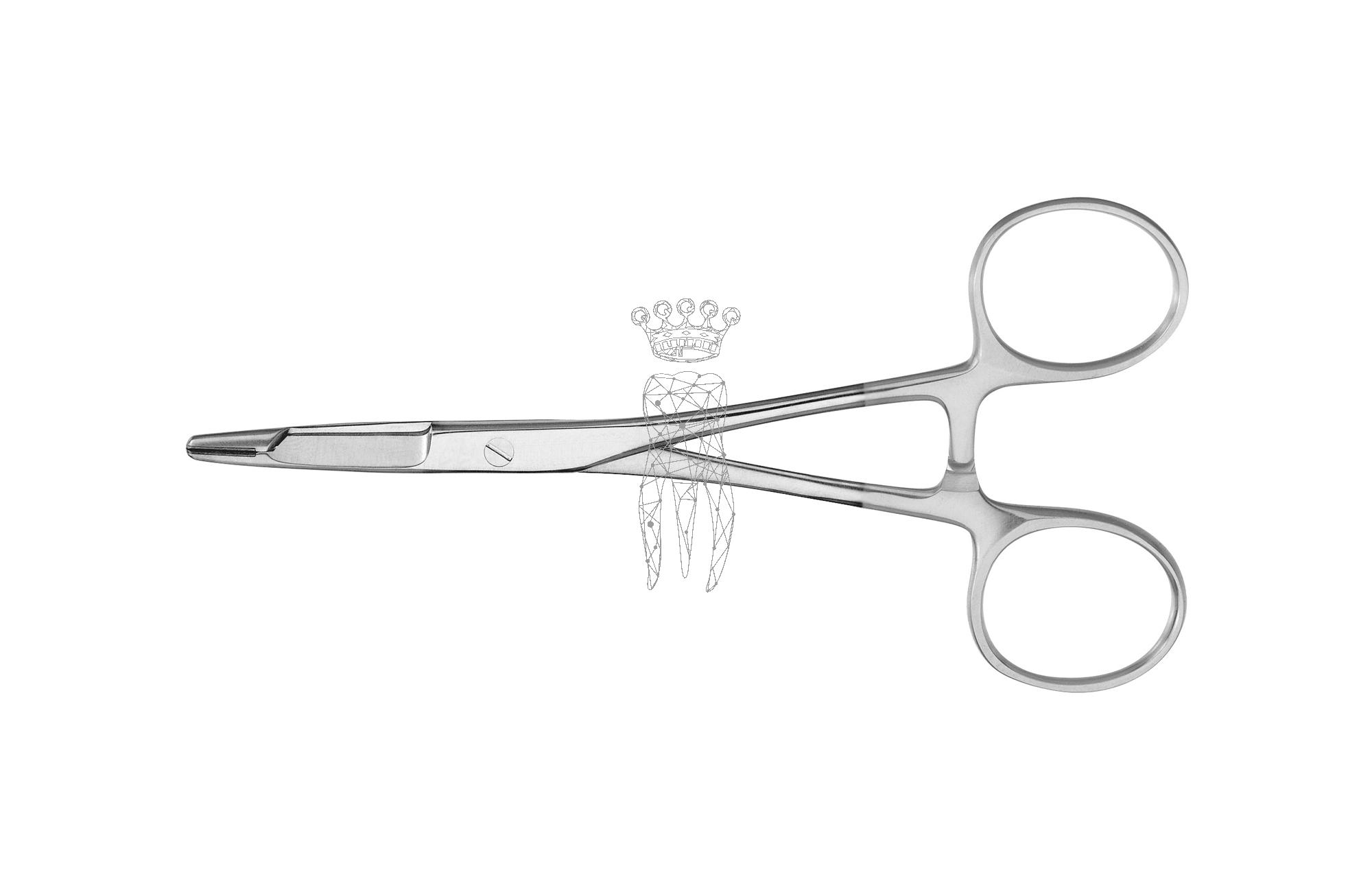 Needleholder Olsen-Hegar 14cm with scissors