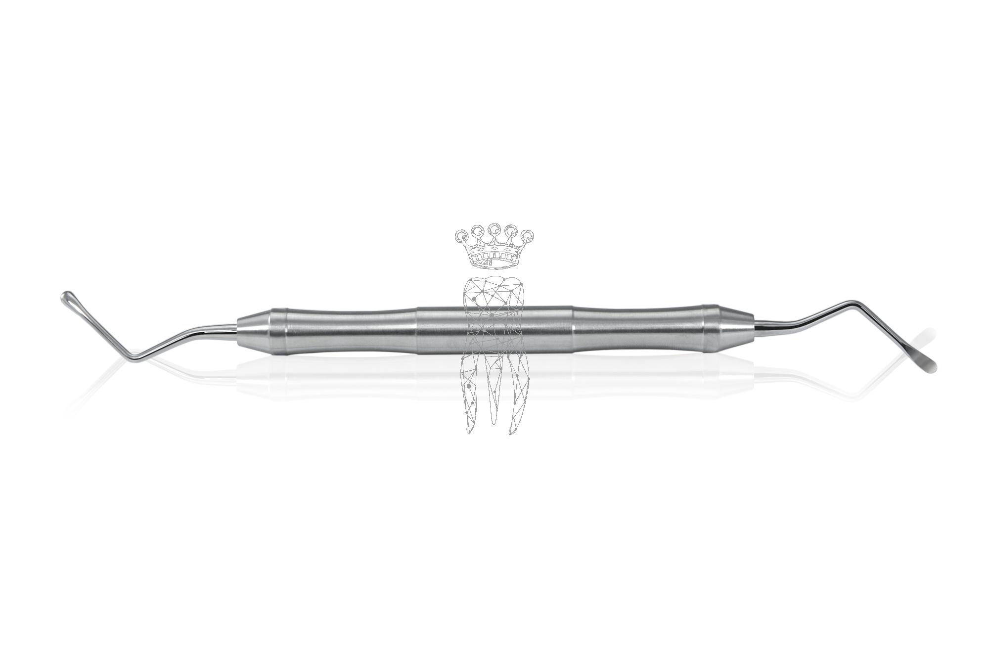 Bone Curette Lucas 2.7mm LiquidSteel