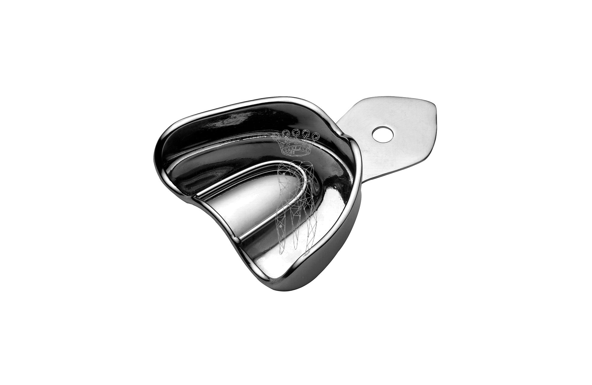 Impression Tray ERGOLOCK for children non-perforated upper-jaw