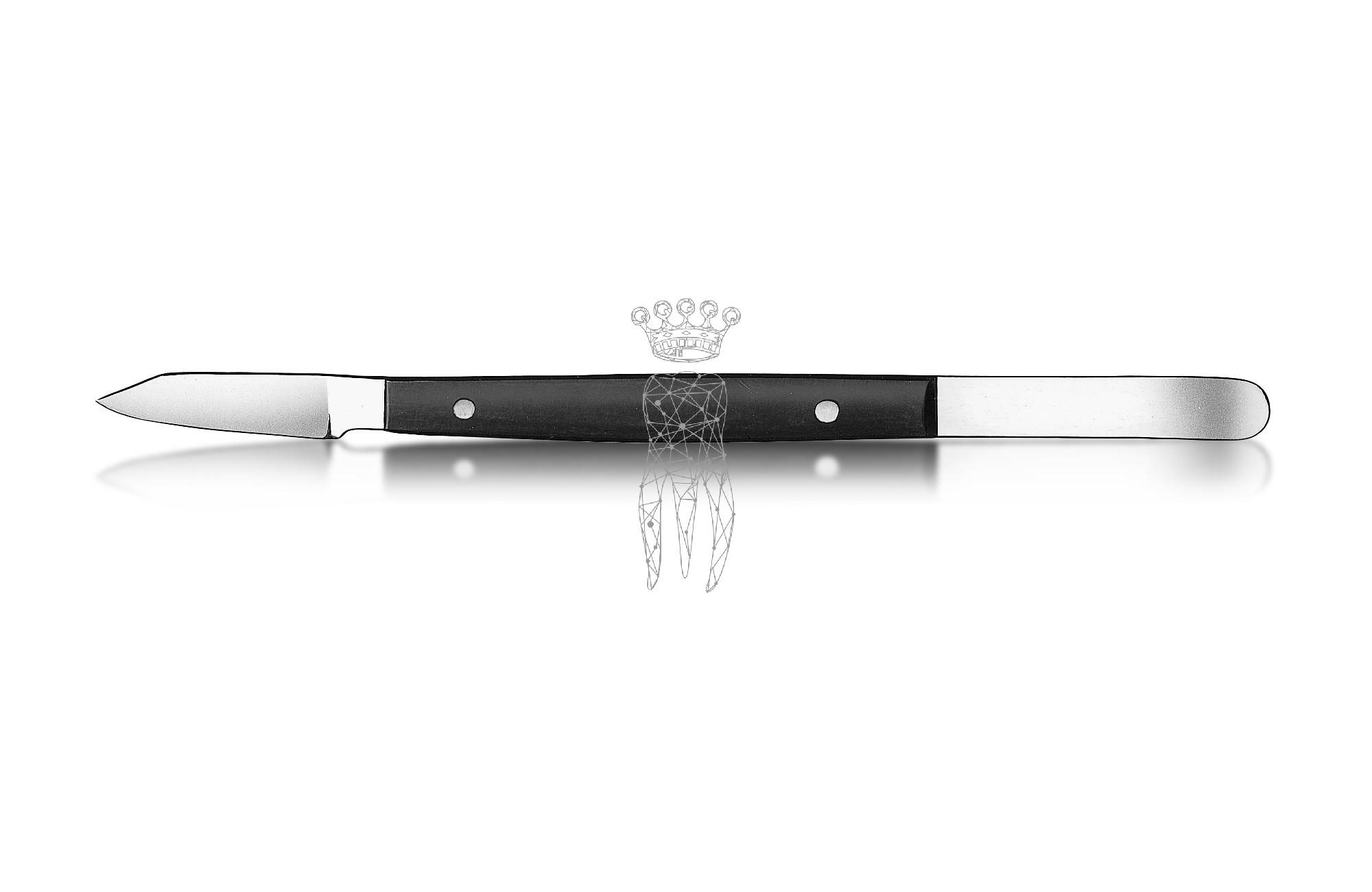 Wachsmesser Fahnenstock-13cm