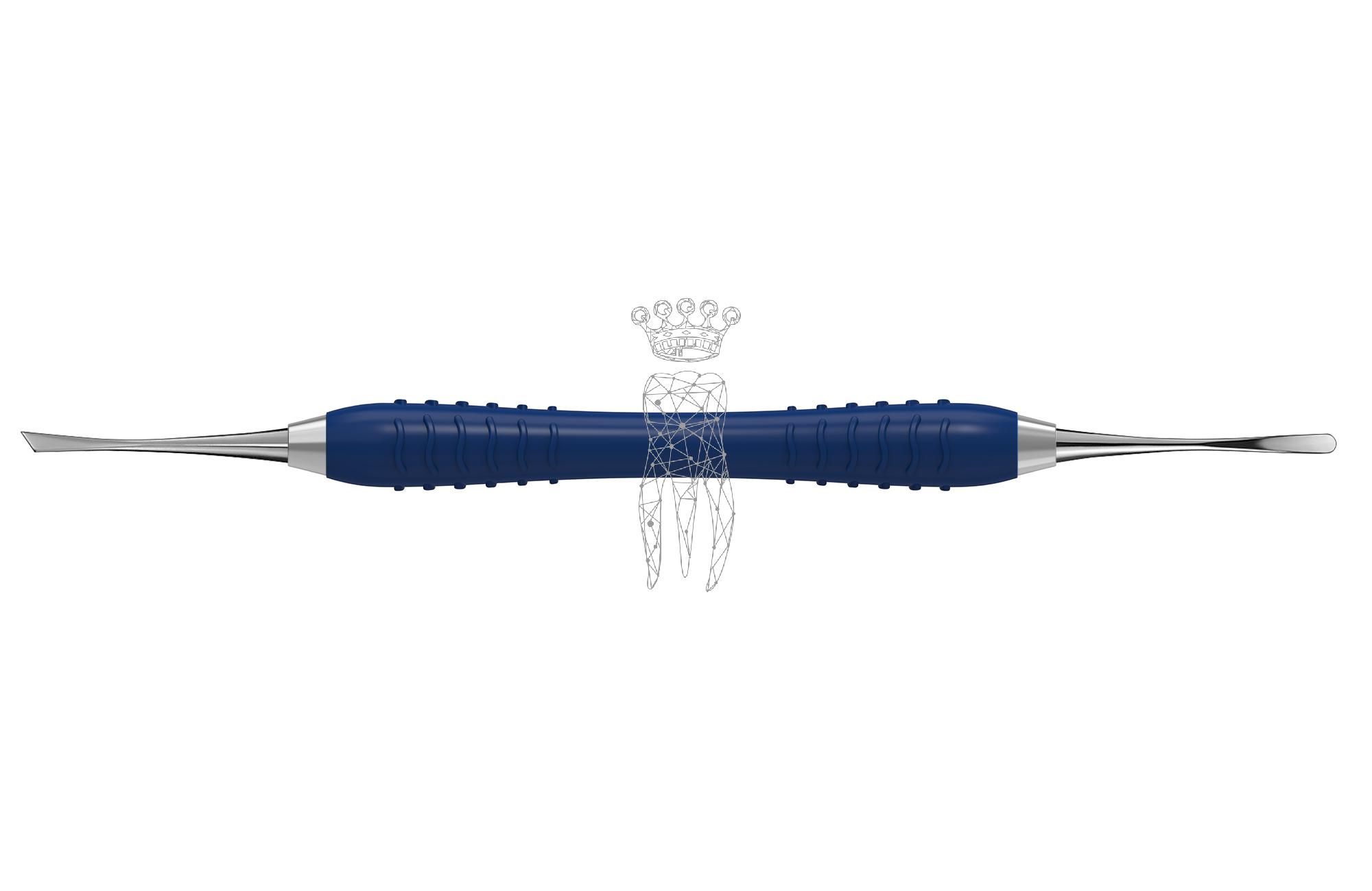 Raspatorium MINI-GLICKMAN Colori-Silicon Klinge 3.0mm / Raspa: 3.0mm