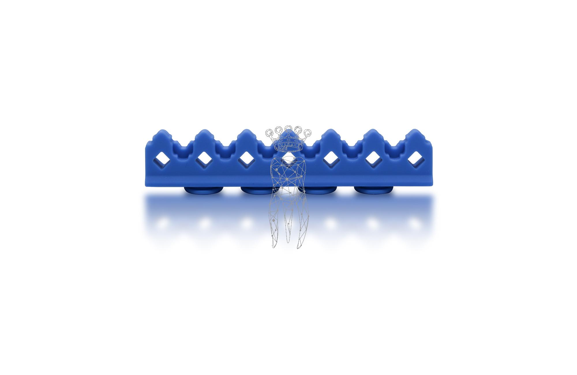 Silicon carrier for 3029-S + CLIP-S 6 instruments - lightblue