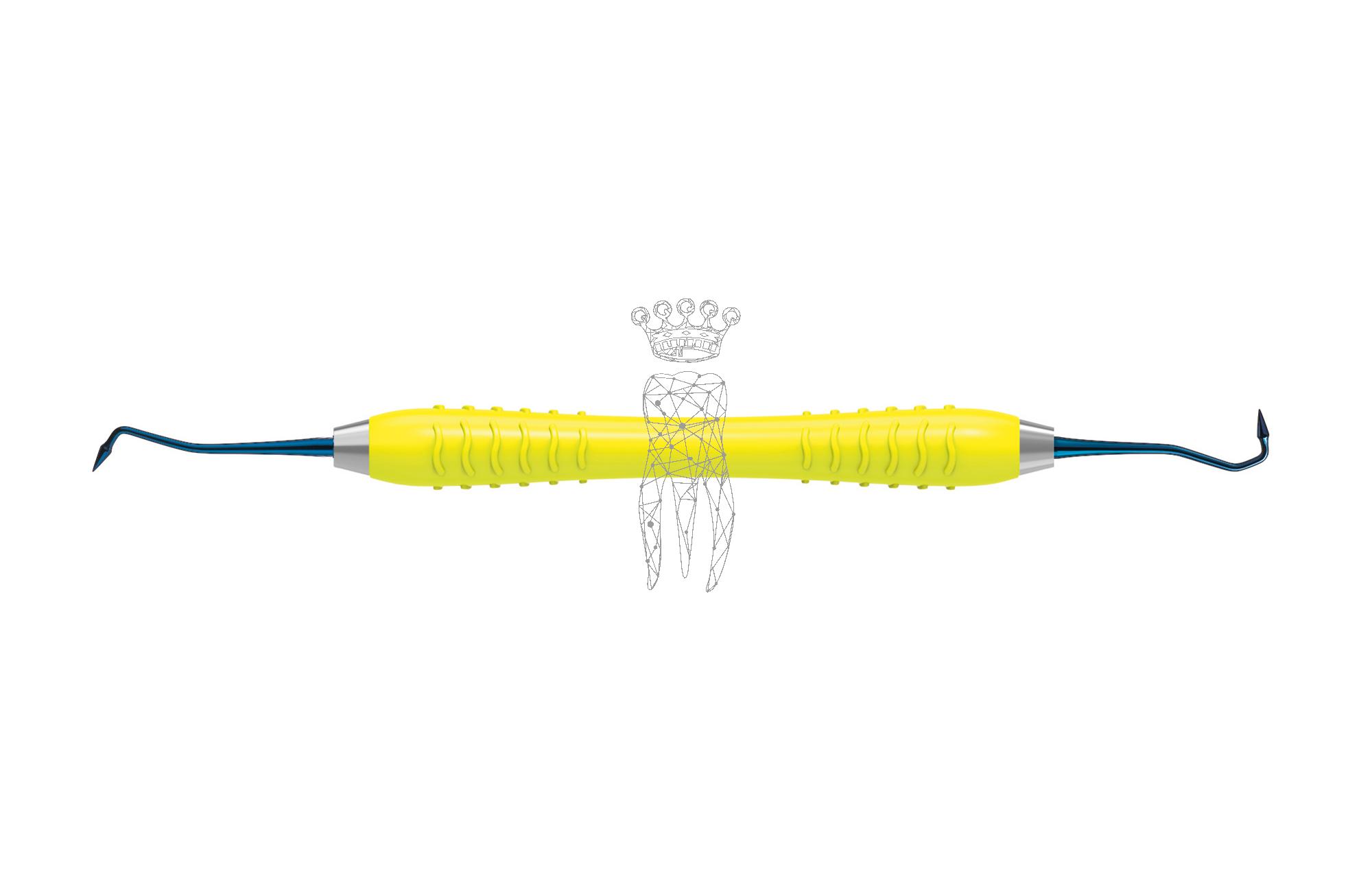 Kegel spitz Kontrawinkel Ø1.6mm/Ø1.6mm PolyFill Colori-Silicon BlackPlasma