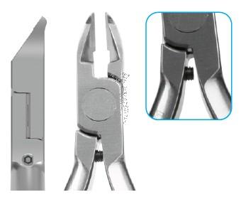 Keramik-Brackets Enfernungszange 13cm HM-Einsätze, incl. L-Key