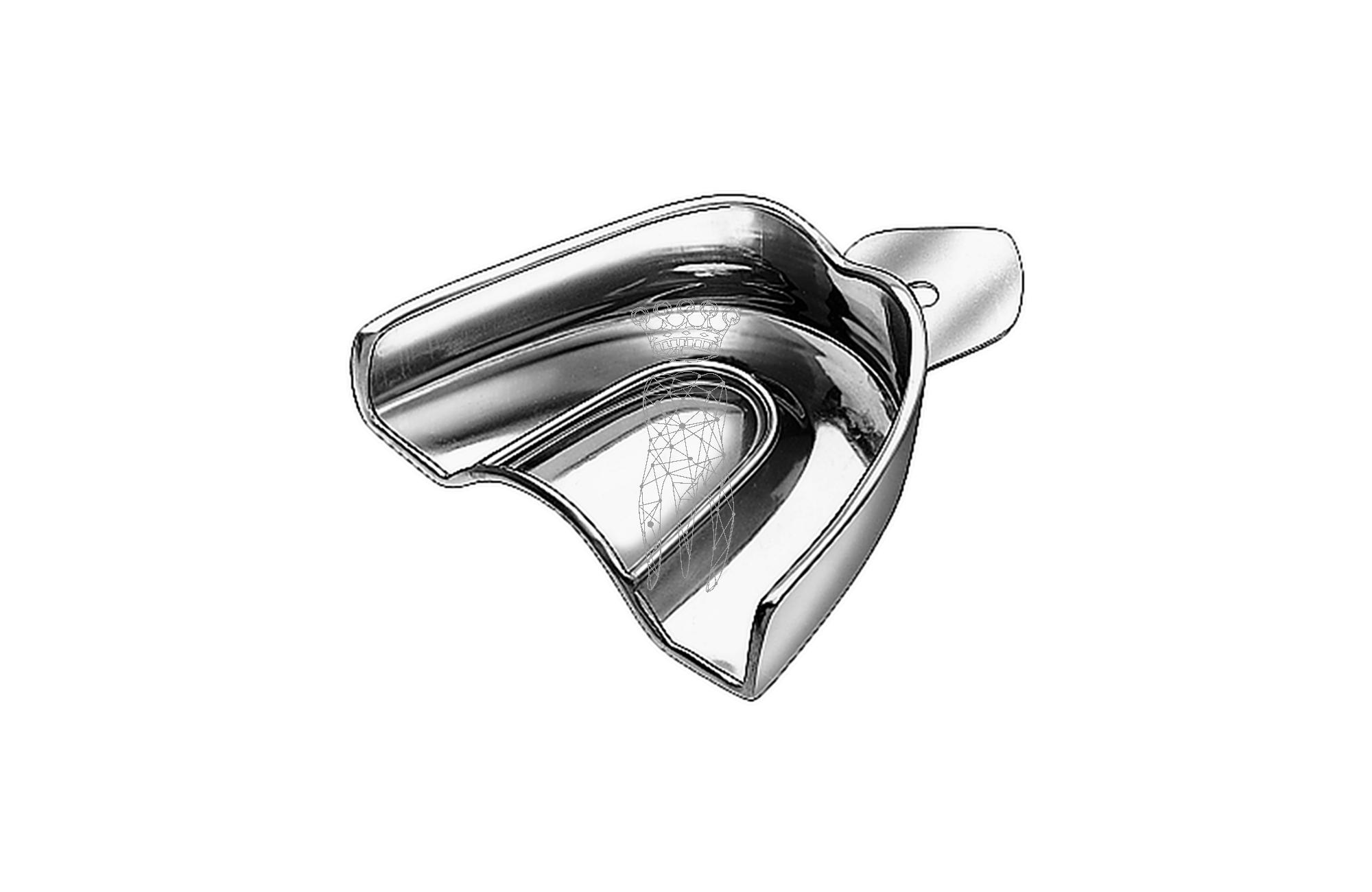 Impression Tray ERGOLOCK non-perforated Upper-Jaw