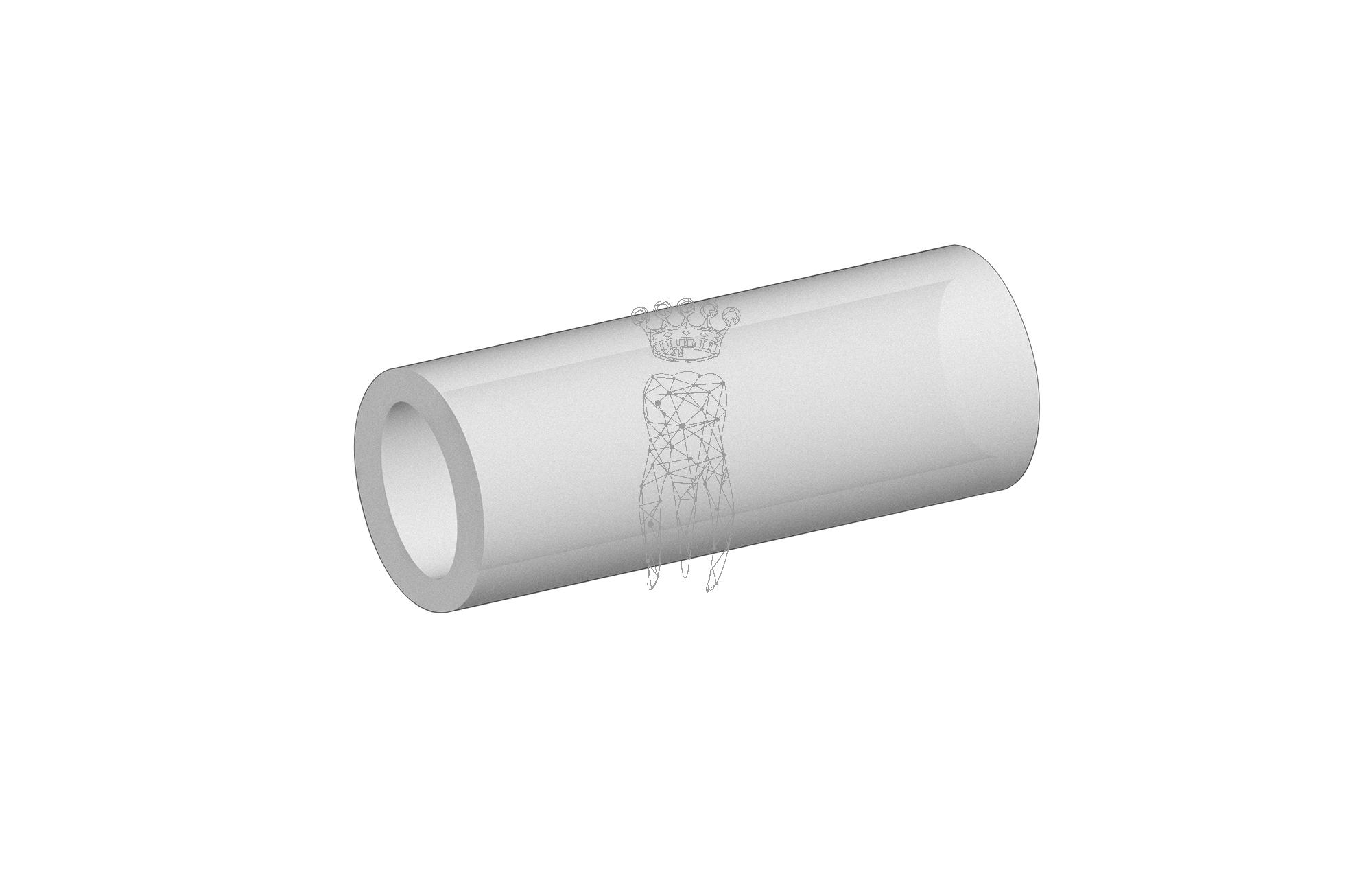 Mouth-gag Doyen-Molt a:12mm i:8mm x 25mm