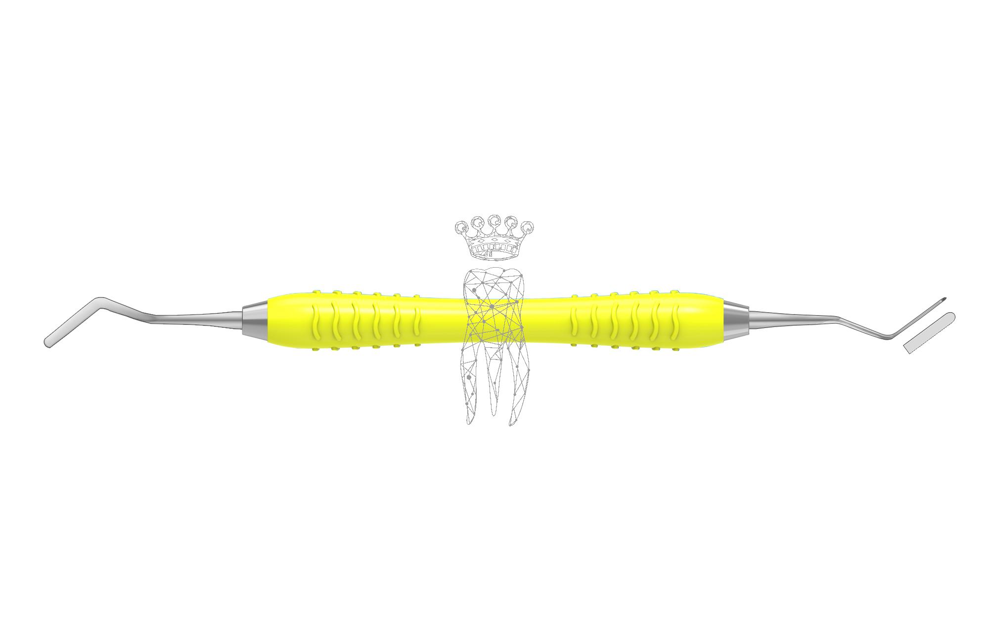 Spatula Heidemann 13mm/2.5mm/0.3mm flex Colori-Silicon