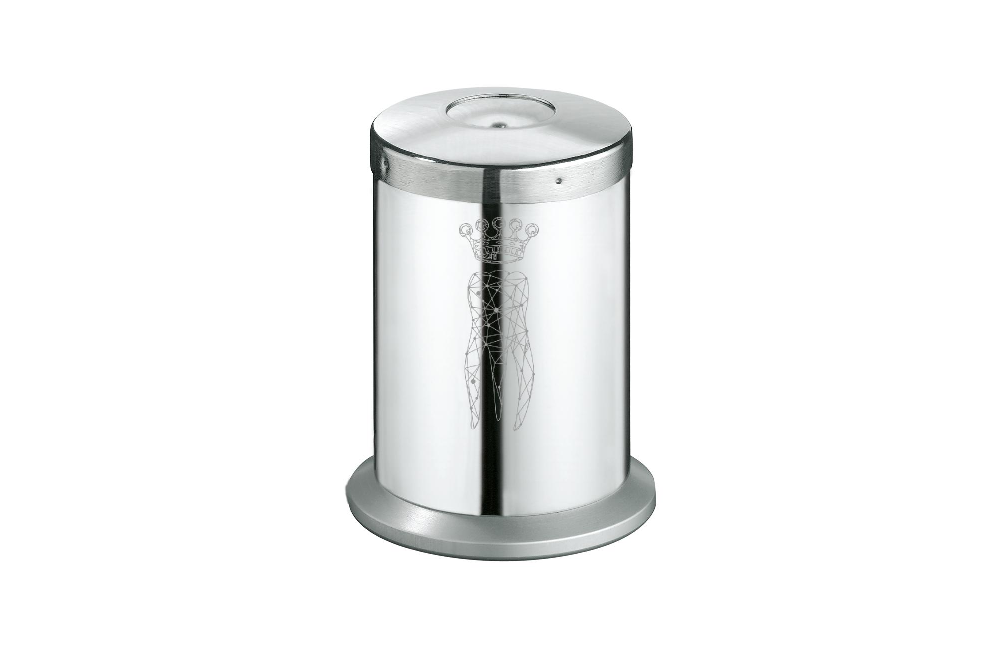 Wattespender METHOT Edelstahl 90mm hoch - Ø 48mm