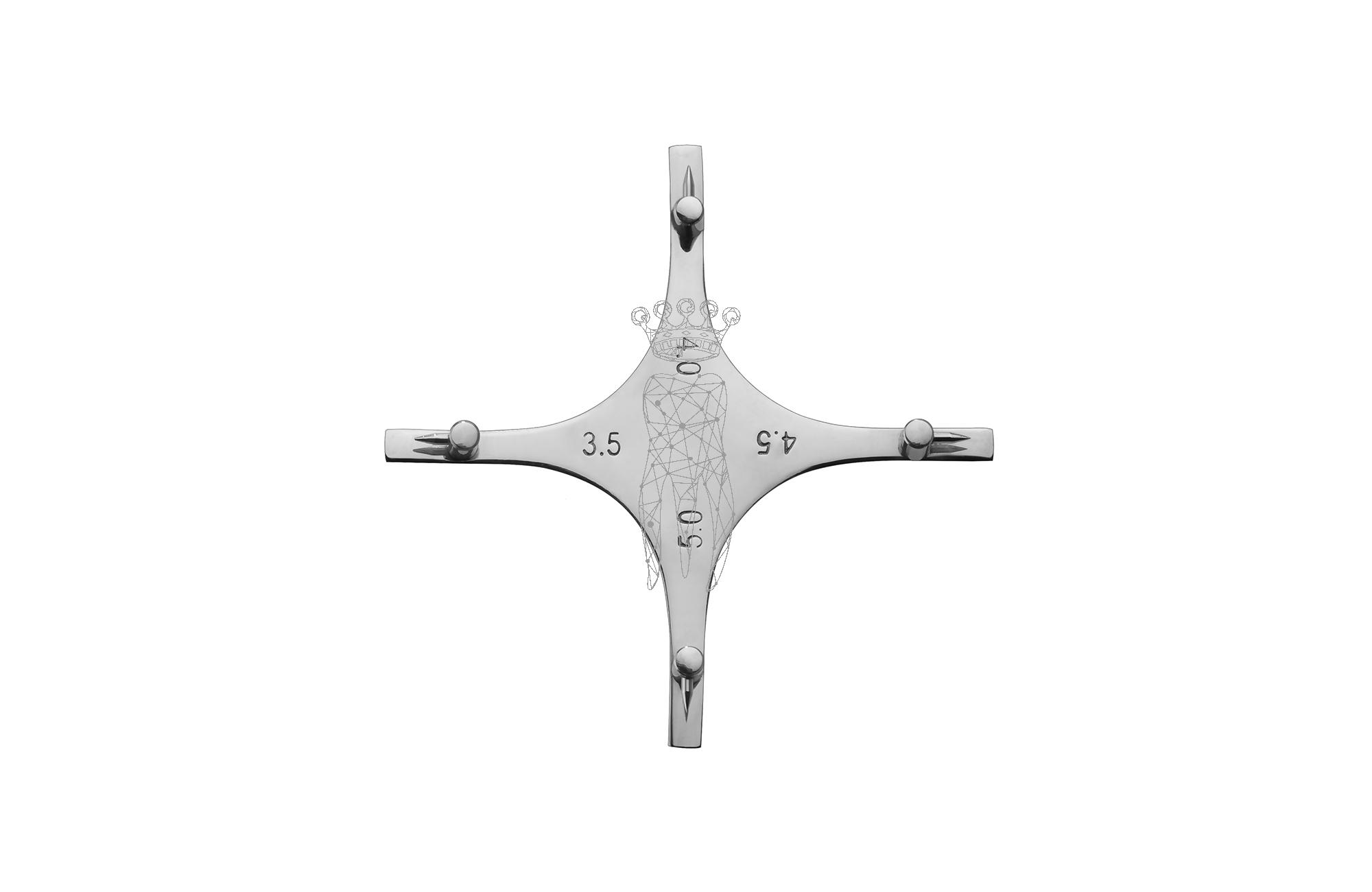 Bracket positioner .018" 3.5 / 4.0 / 4.5 / 5.0 mm