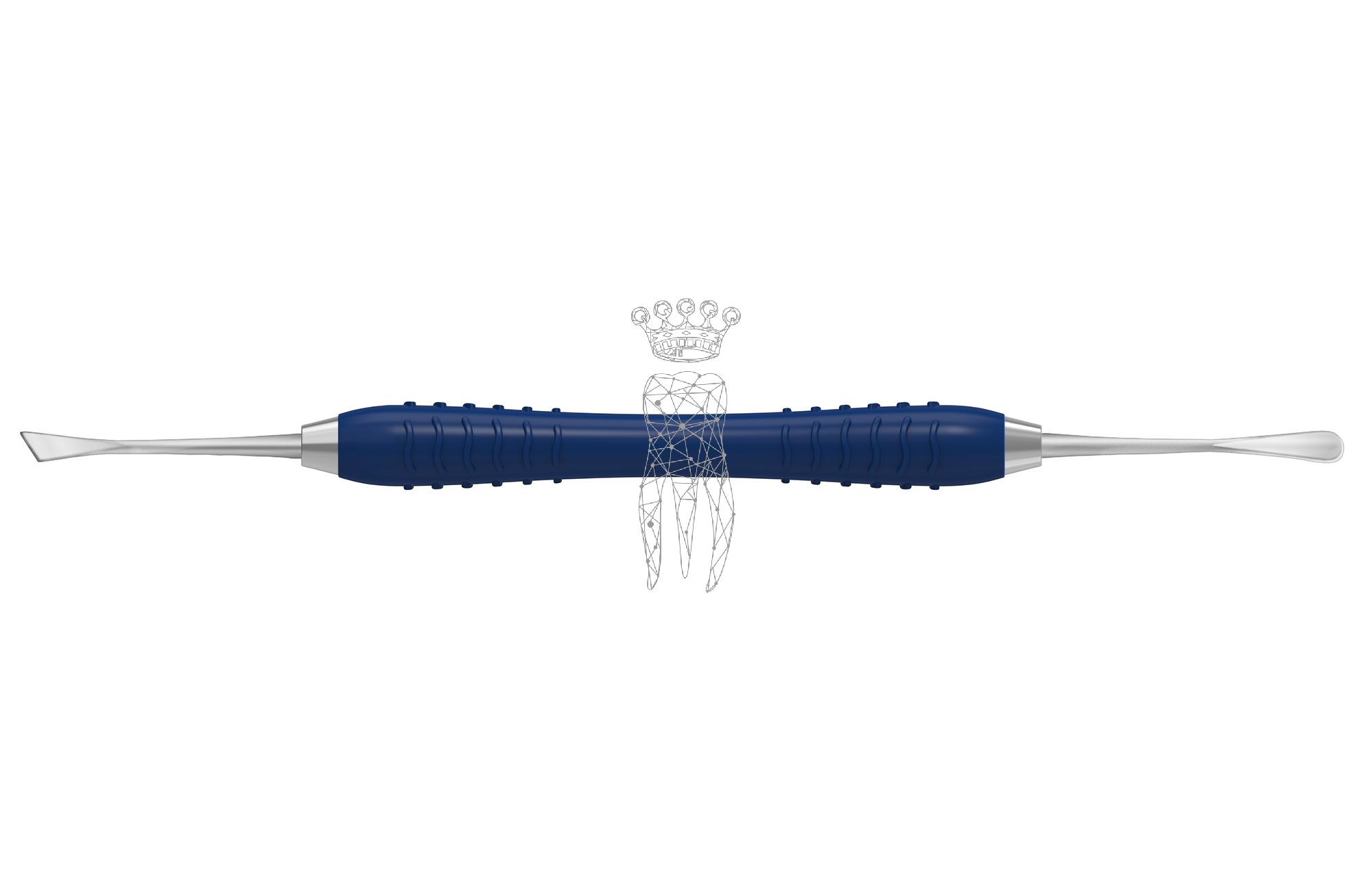 Raspatorium GLICKMAN Colori-Silicon Klinge 4.0mm / Raspa: 4.0mm