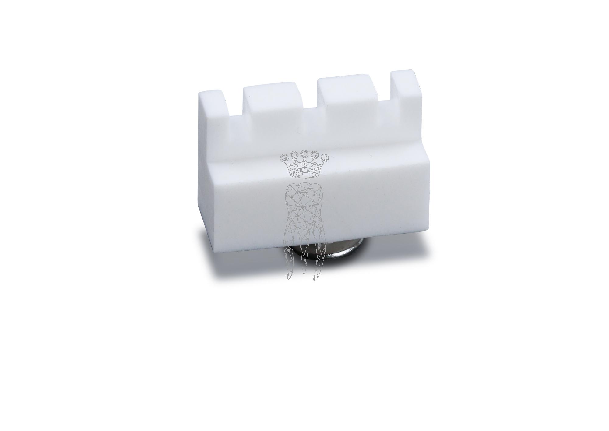 PTFE holder for 3 tweezers incl. 1 screw