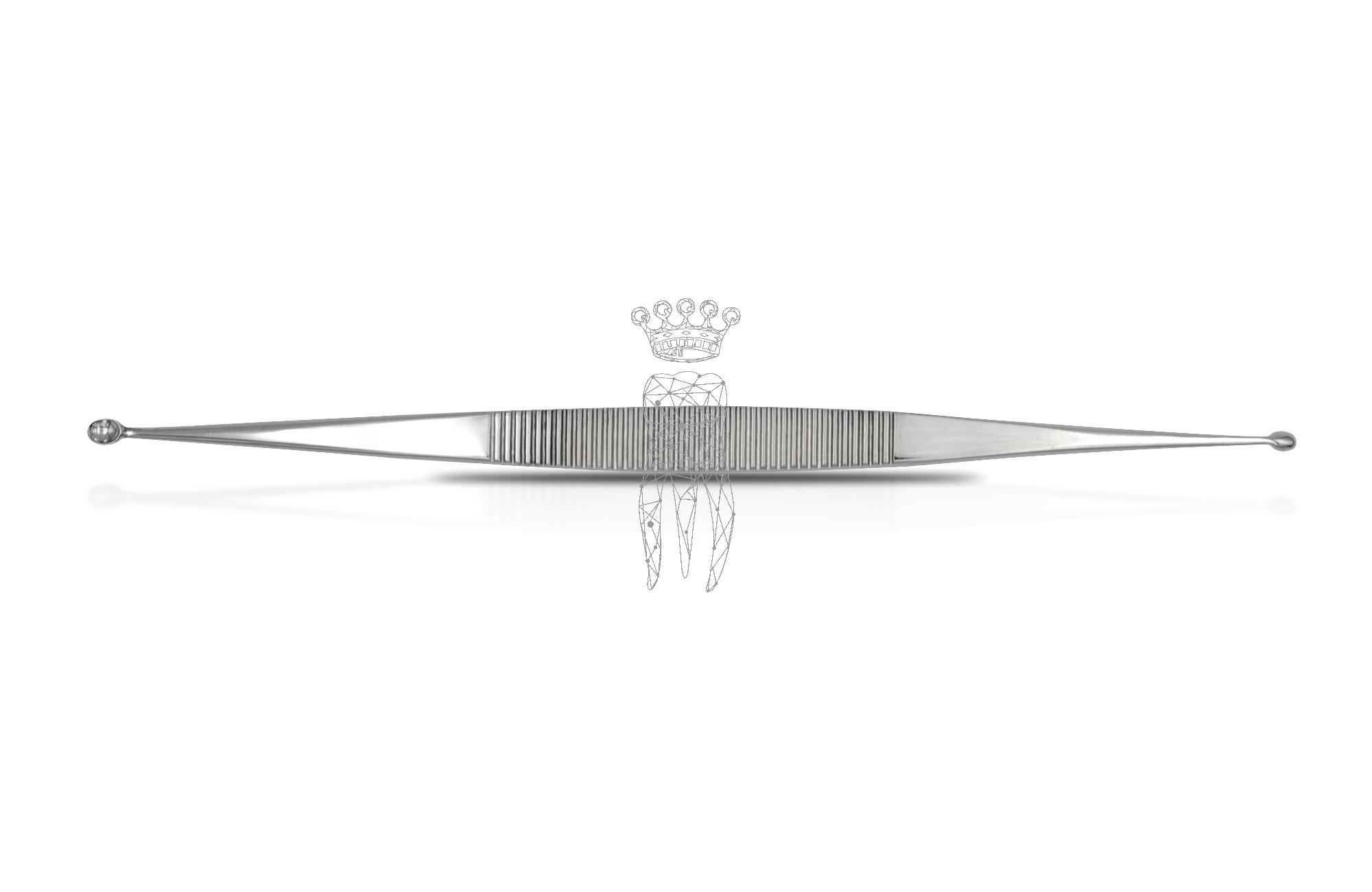 Bone curette Williger oval: 2.5/3.5mm  -  3.0/4.5mm