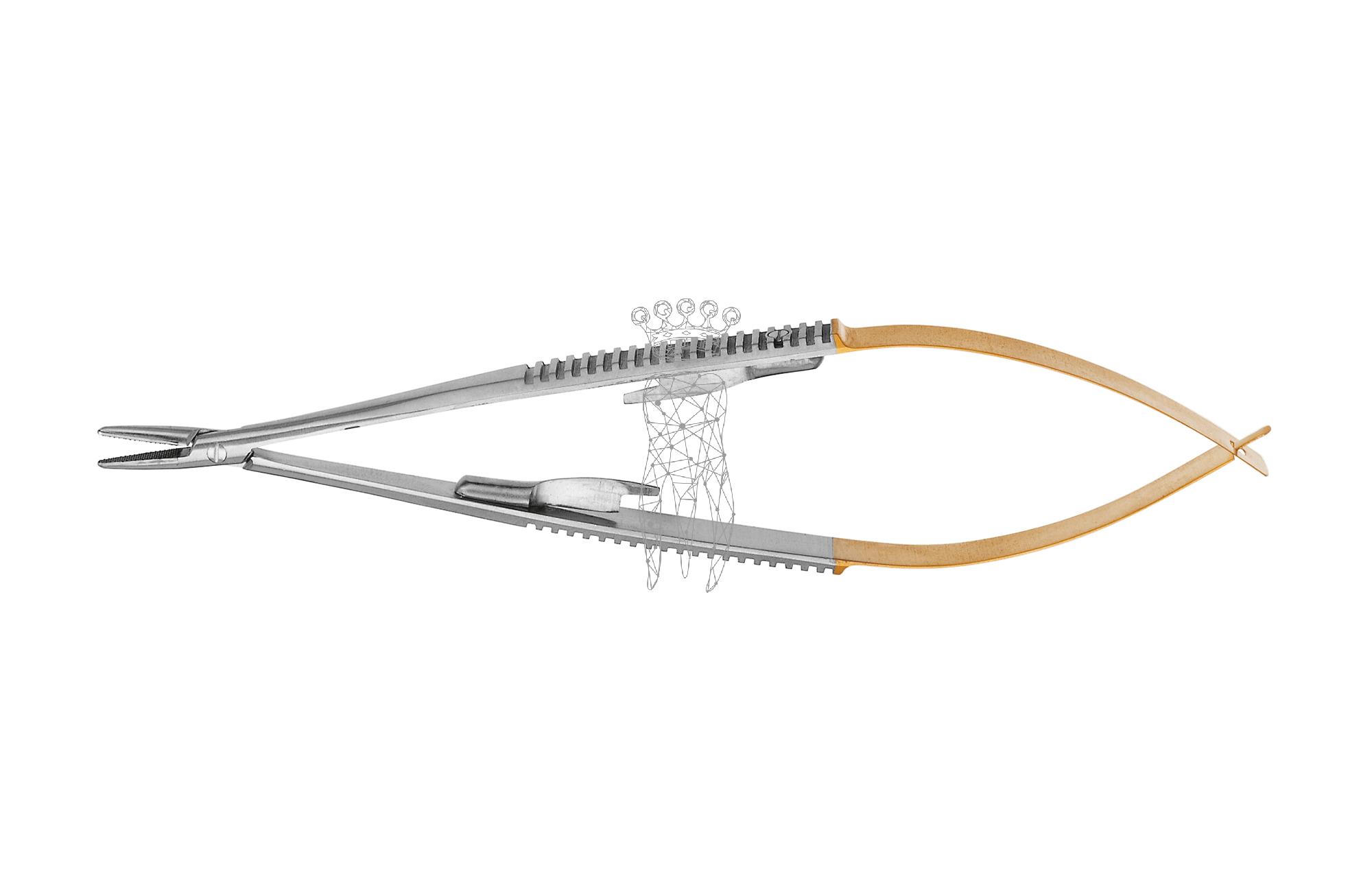 Nadelhalter Castroviejo 14cm TC