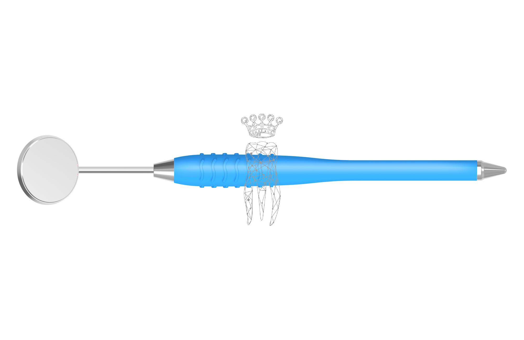 Mundspiegelgriff 12cm cone socket Colori-Silicon