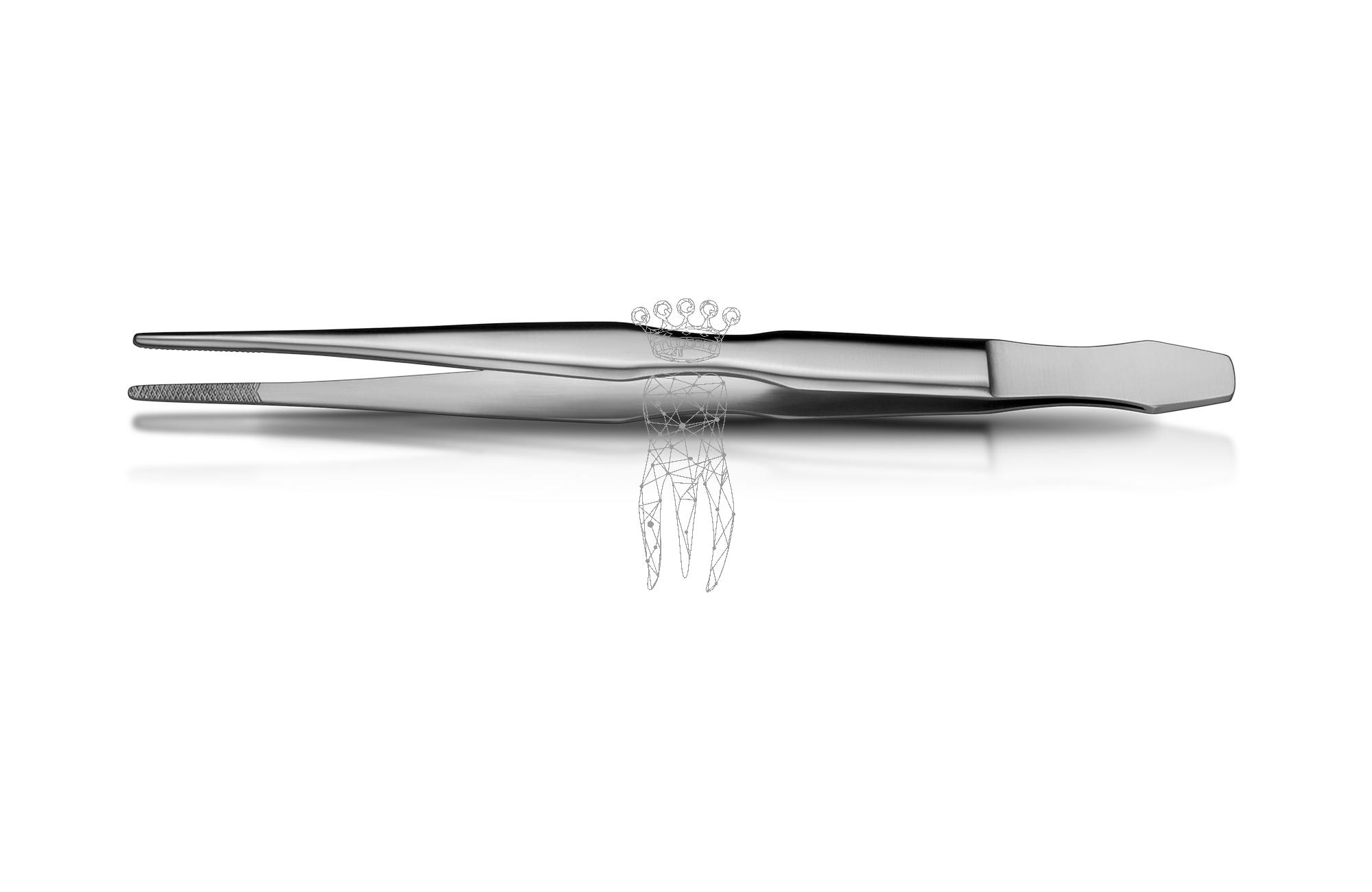 Tweezers anatom. 14.5cm LiquidSteel