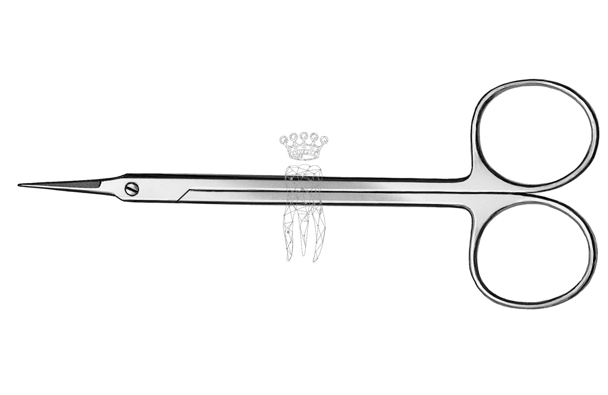 Gum scissors straight