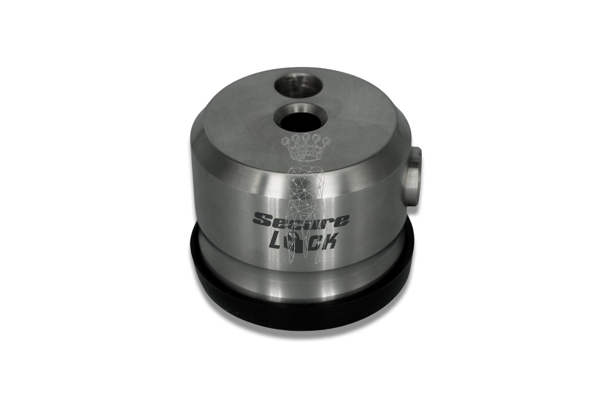 Spritzenständer SecureLock rostfrei 540gr. Ø50mm/H=40mm