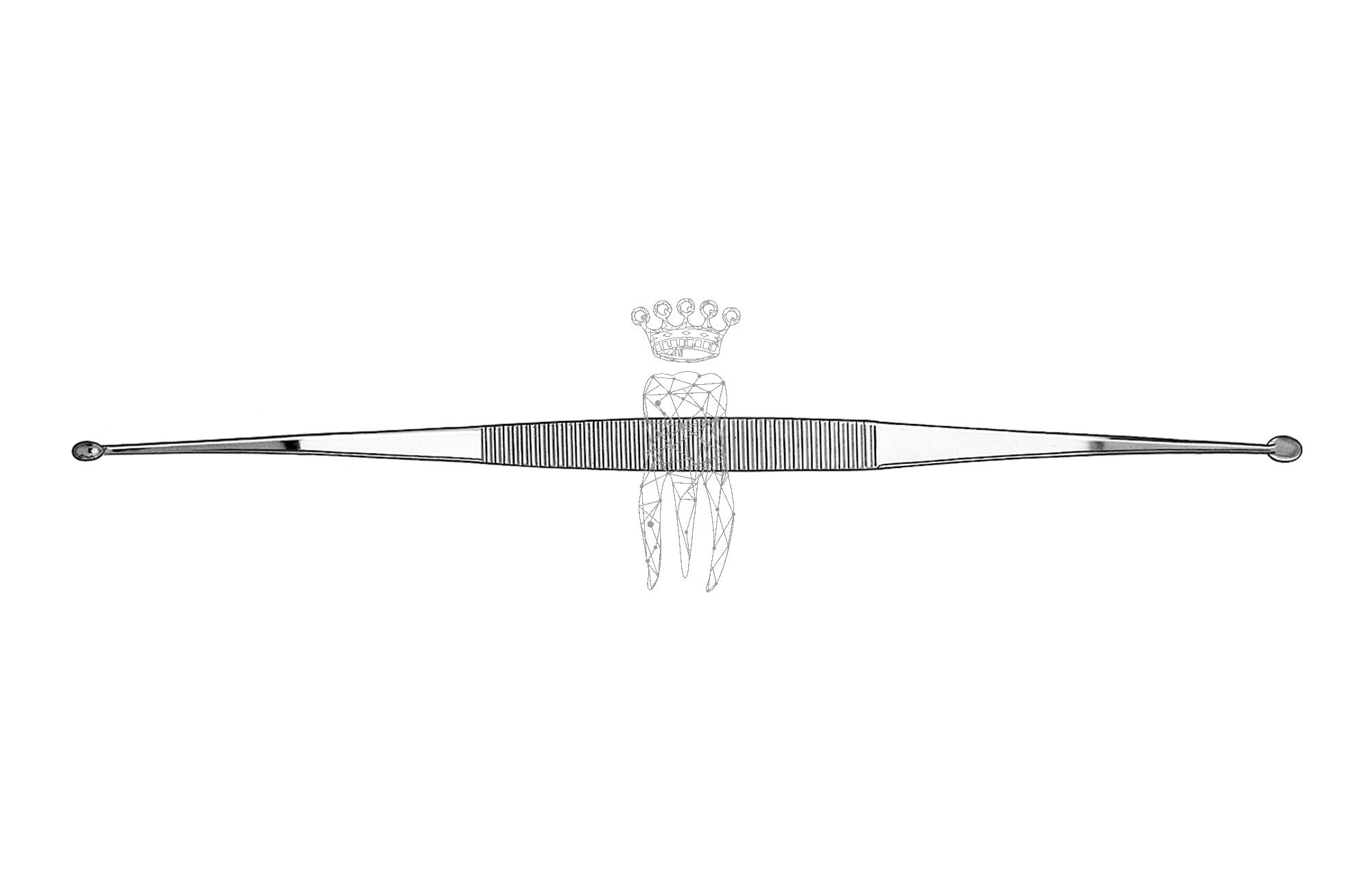 Bone curette oval: 2.5/3.5mm - 3.0/4.5mm