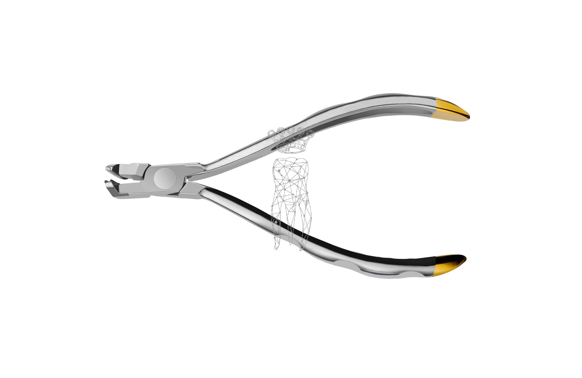 Distal-End-Flush-Cutter Universal HM mit Drahtfangvorrichtung