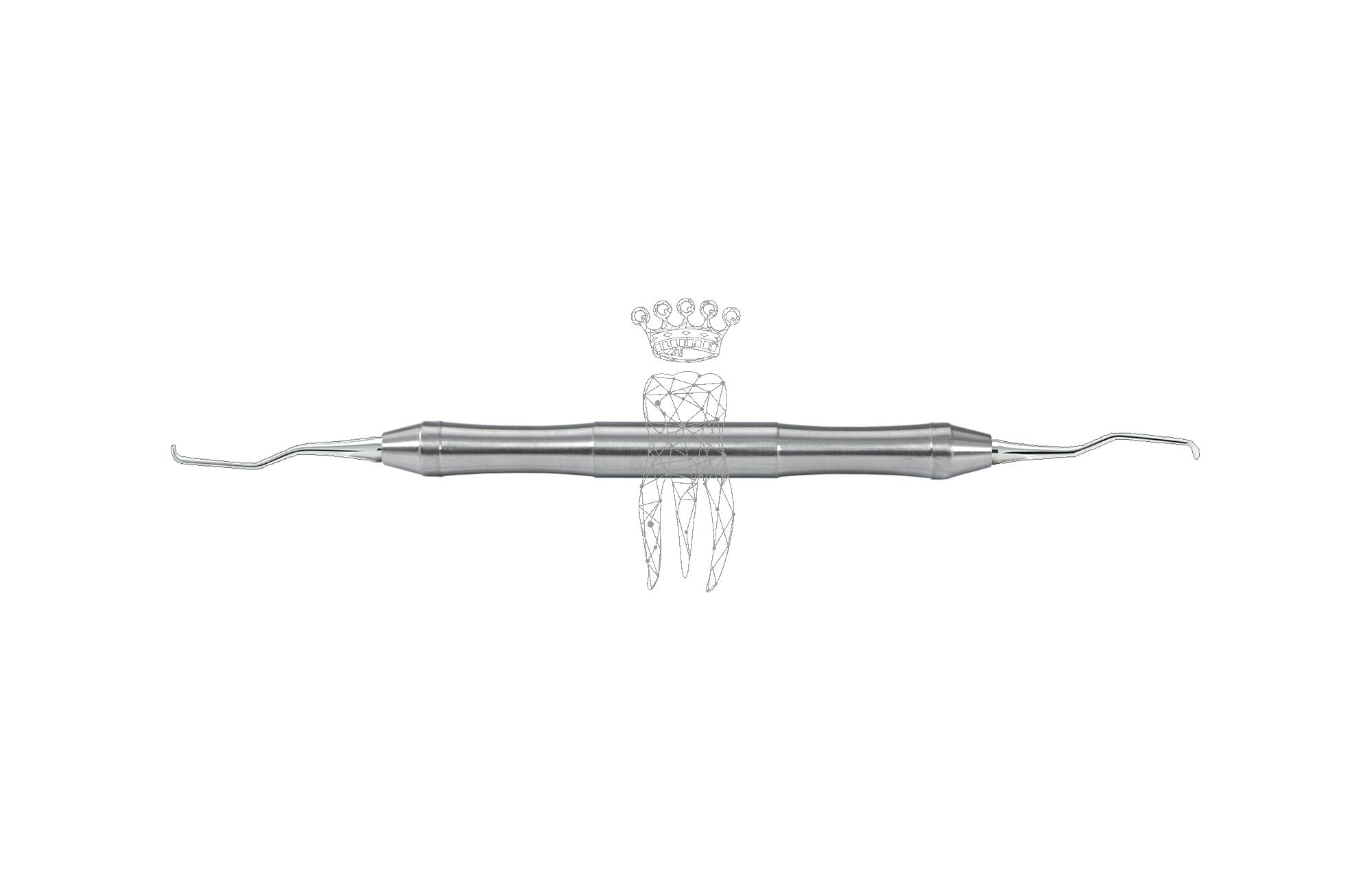 Kürette Gracey Micro-Mini-Five LiquidSteel - Griff 9.5mm hohl leicht