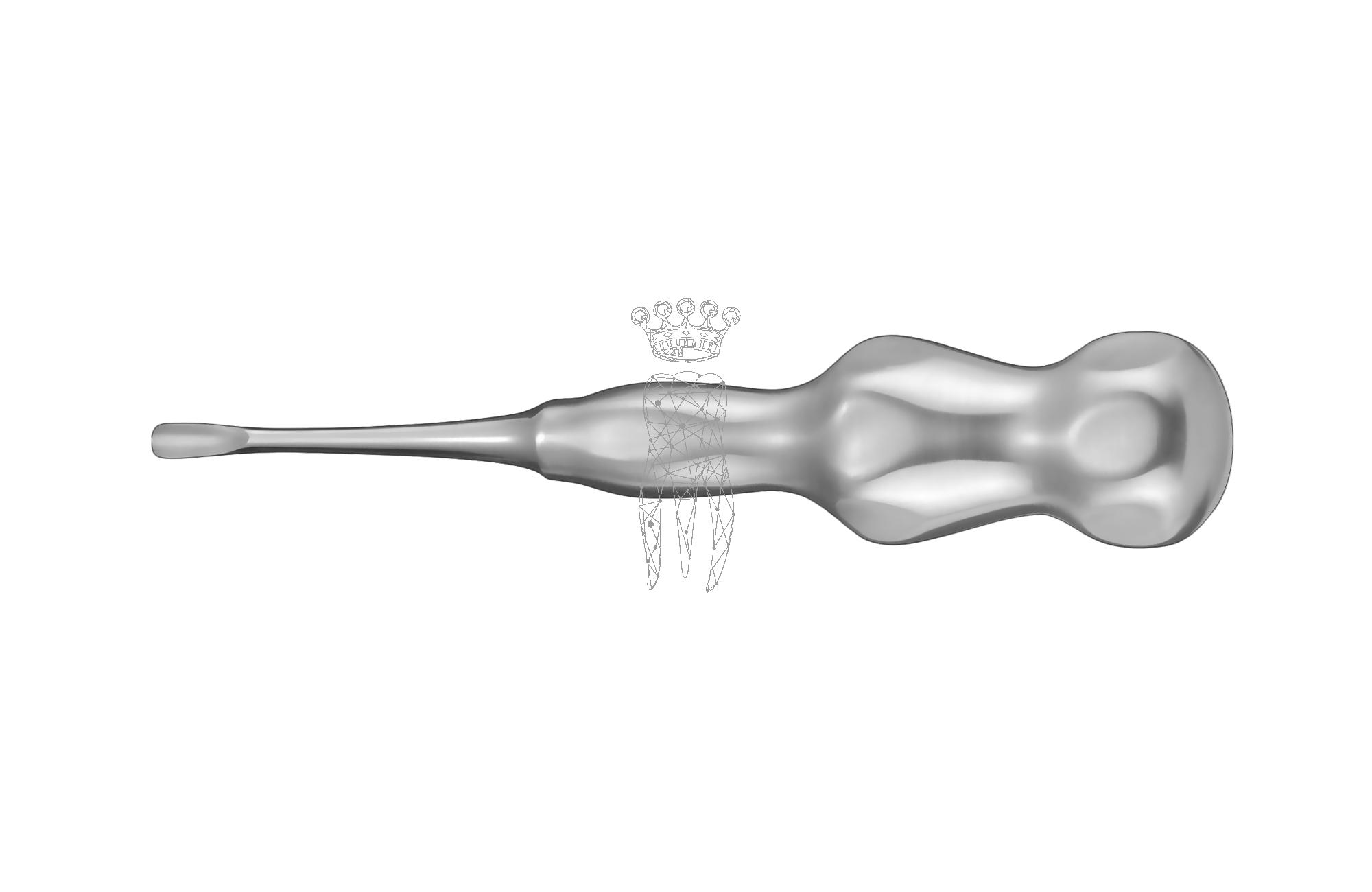 Luxating-Instrument hand form straight 5.0mm