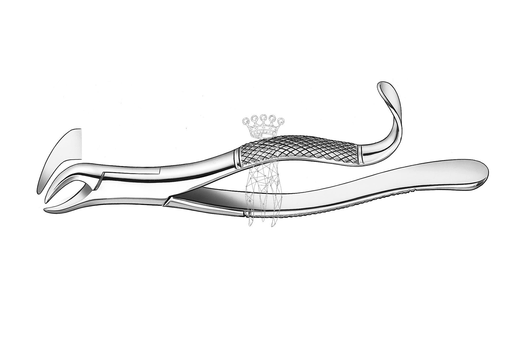 Extracting forceps american pattern Lower-Jaw