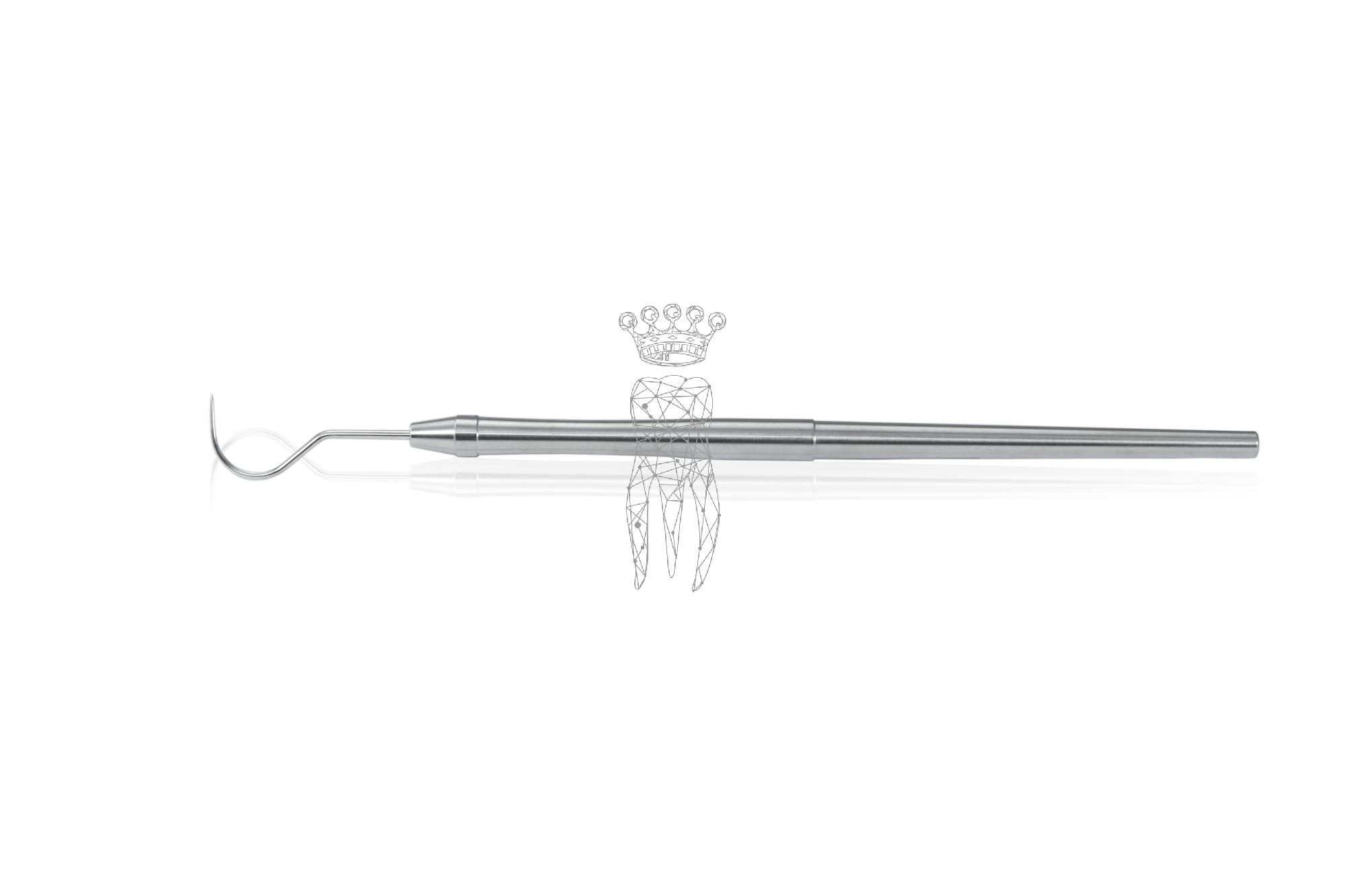 Zahnsonde Kuhhorn kräftiges Modell LiquidSteel