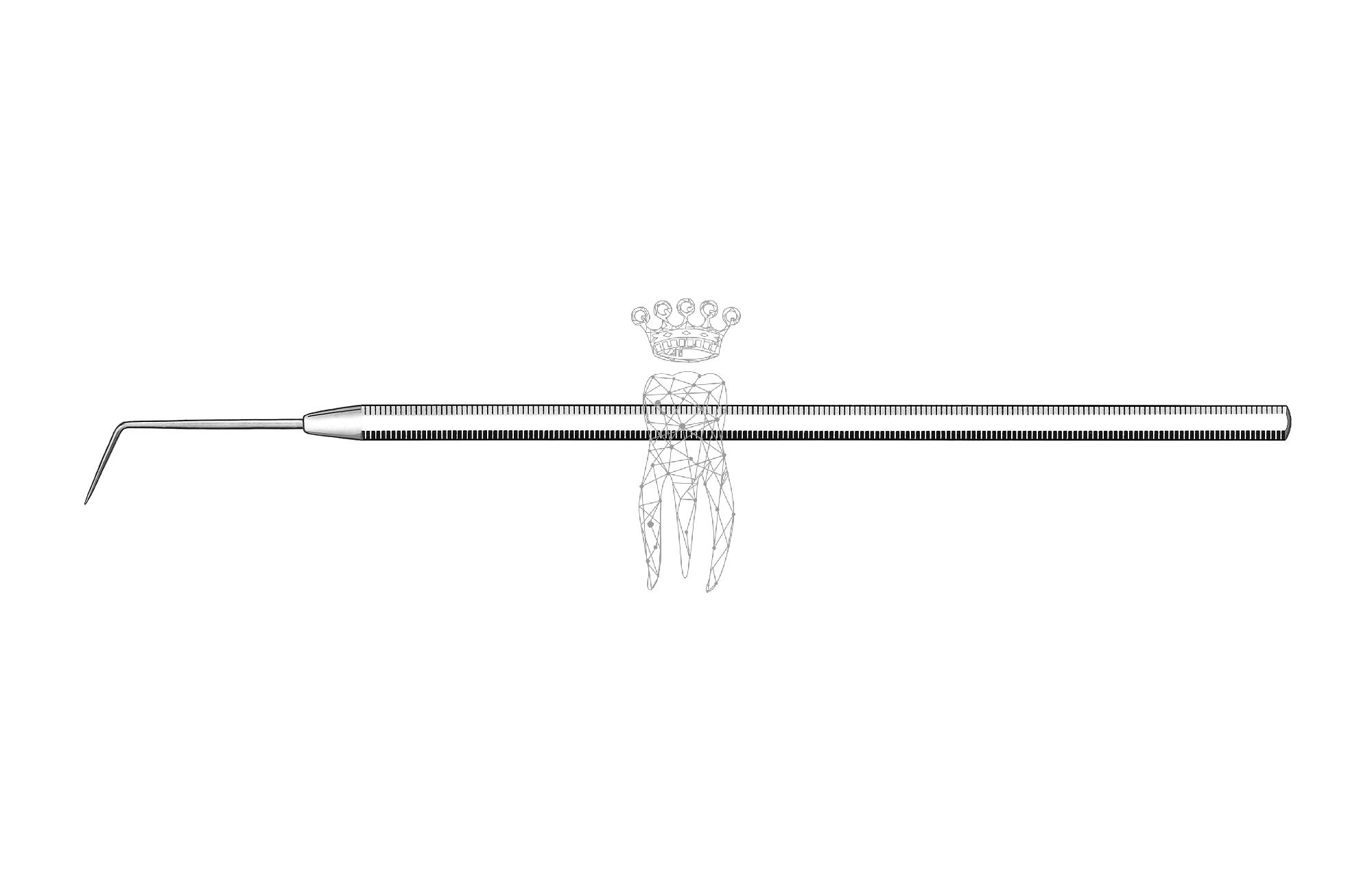 Zahnsonde Oktagonal-Griff
