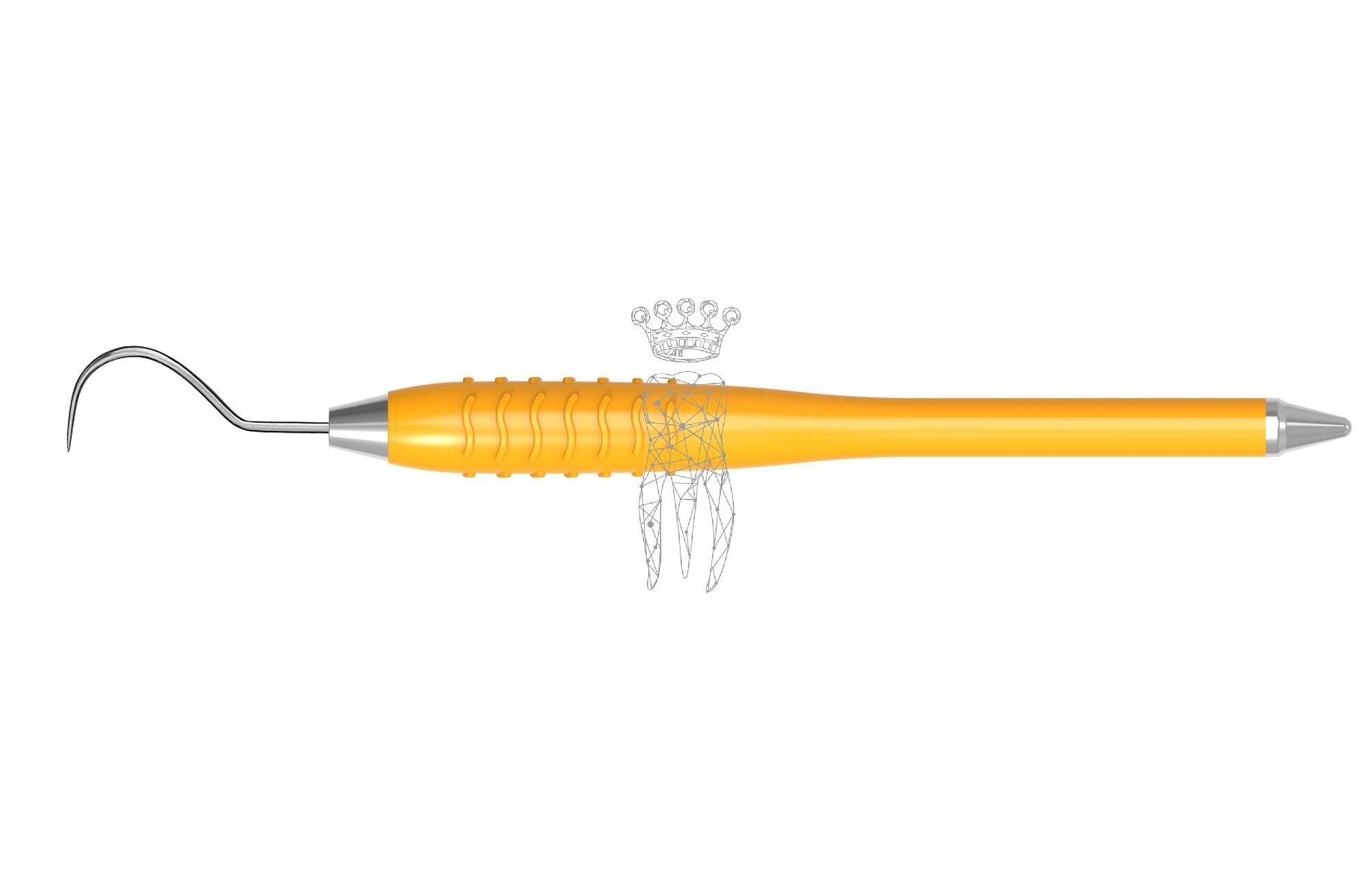 Dental probe Cow-horn Fig. 23 Colori-Silicon