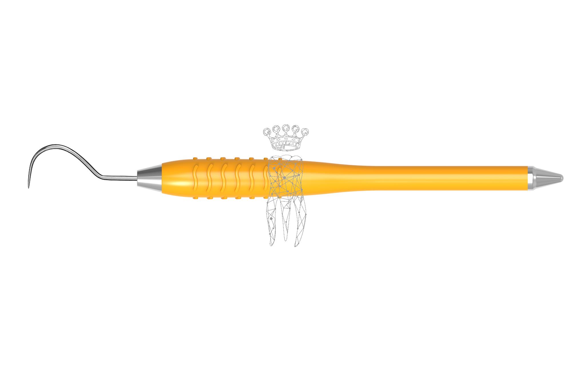 Dental probe Cow-horn Fig. 23 Colori-Silicon