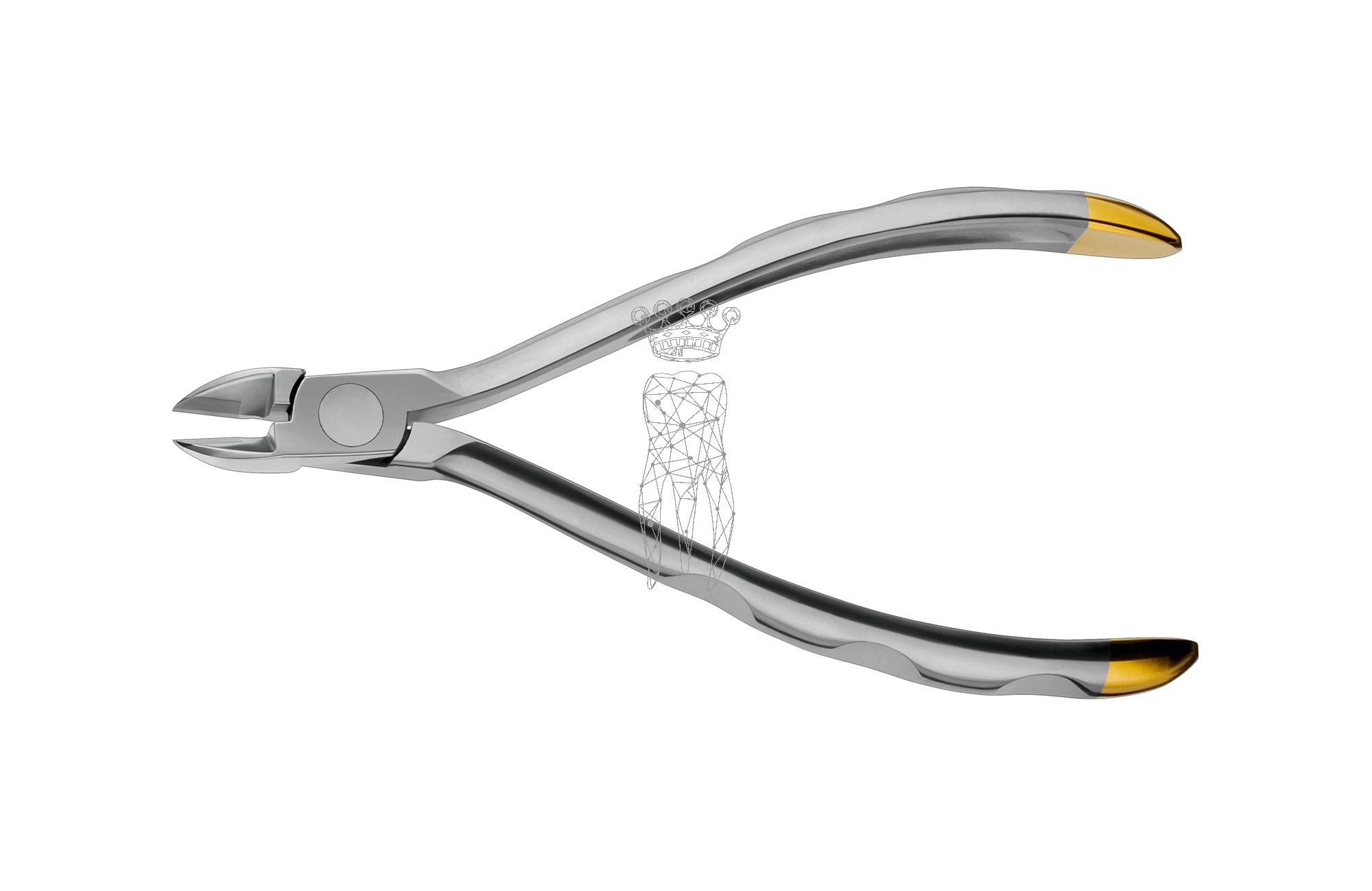 Lock Pin & Ligature cutter MINI 13cm straight - HM-inserts