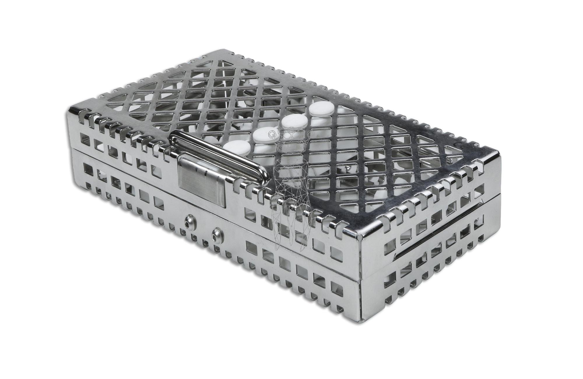 Steri-Wash-Tray 190x92x34mm 6 Instrumente - Silikon weiß