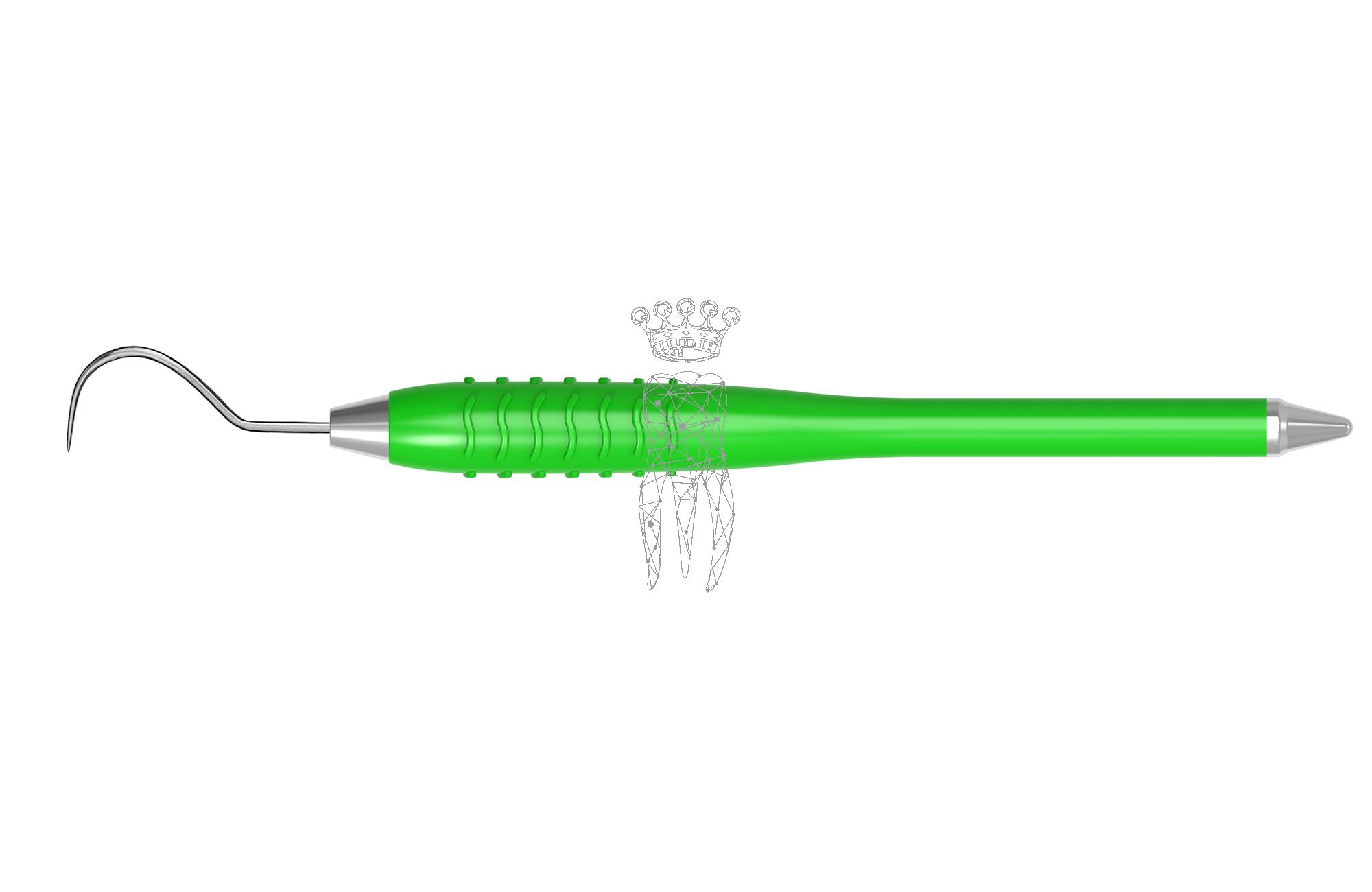 Dental probe Cow-horn Fig. 23 Colori-Silicon