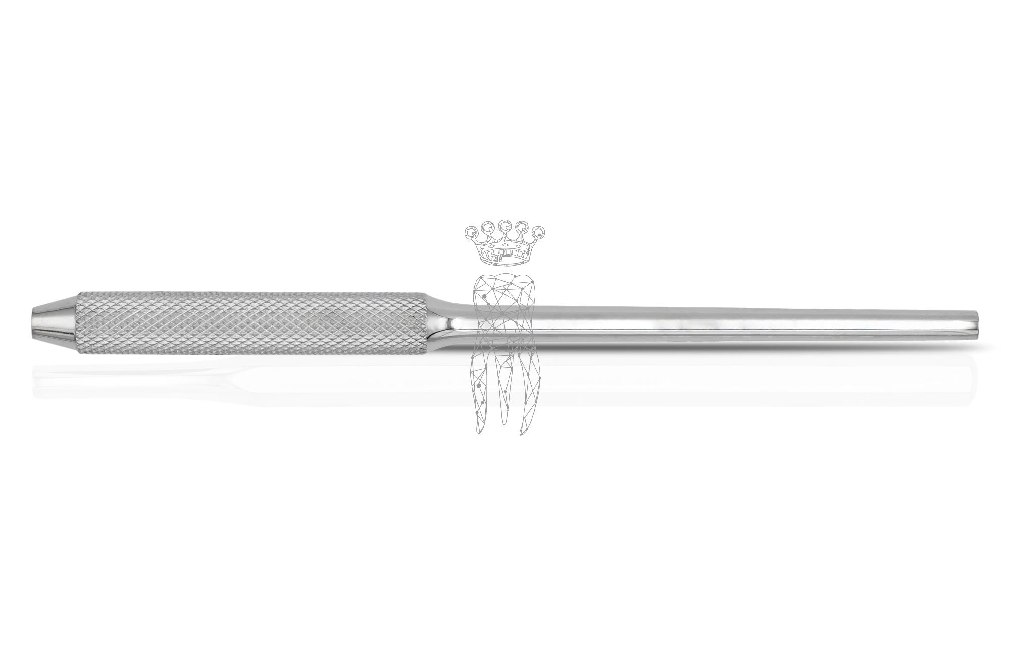 Mundspiegelgriff rund massiv rostfrei Gewinde M2.5mm