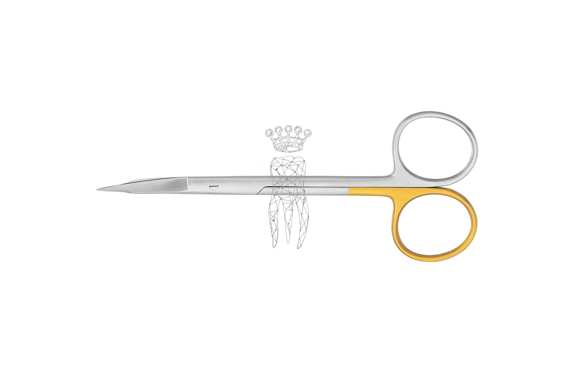 Gum scissors SuperCut Goldman Fox curve with large rings